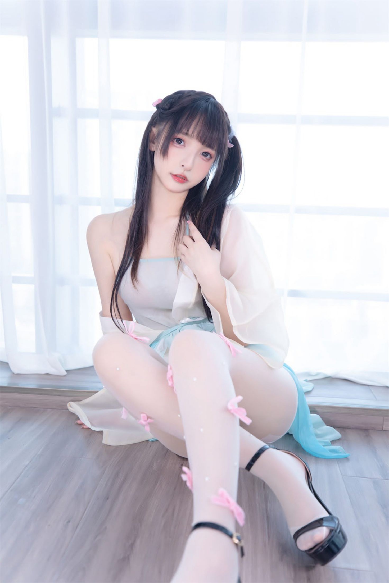 美女动漫博主神楽板真冬性感Cosplay写真醉梦星河 (17)