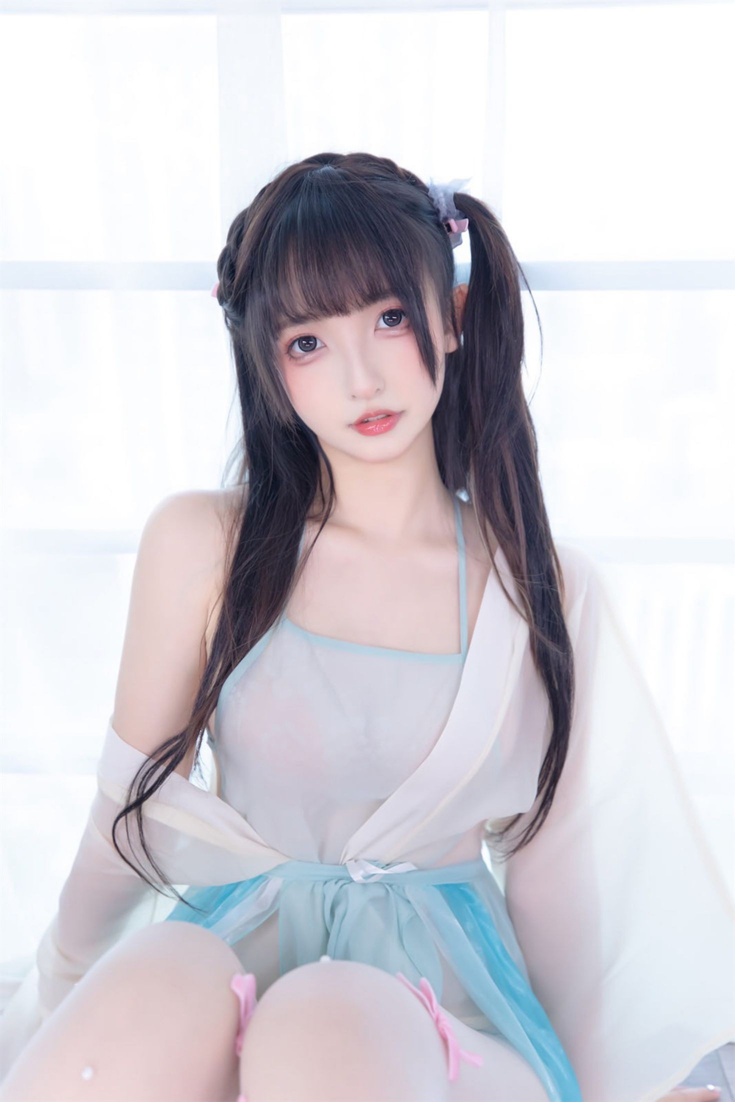 美女动漫博主神楽板真冬性感Cosplay写真醉梦星河 (13)