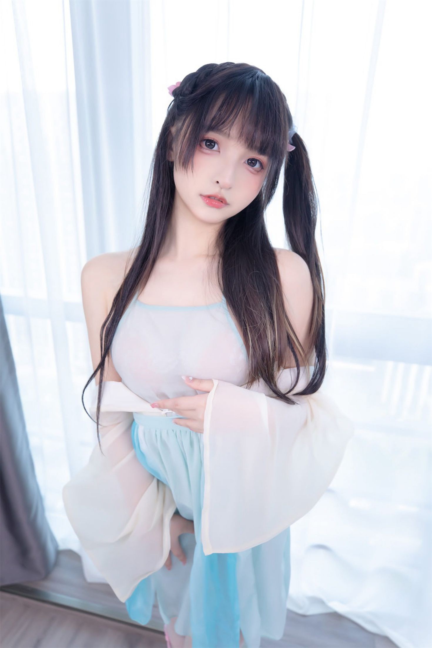 美女动漫博主神楽板真冬性感Cosplay写真醉梦星河 (43)