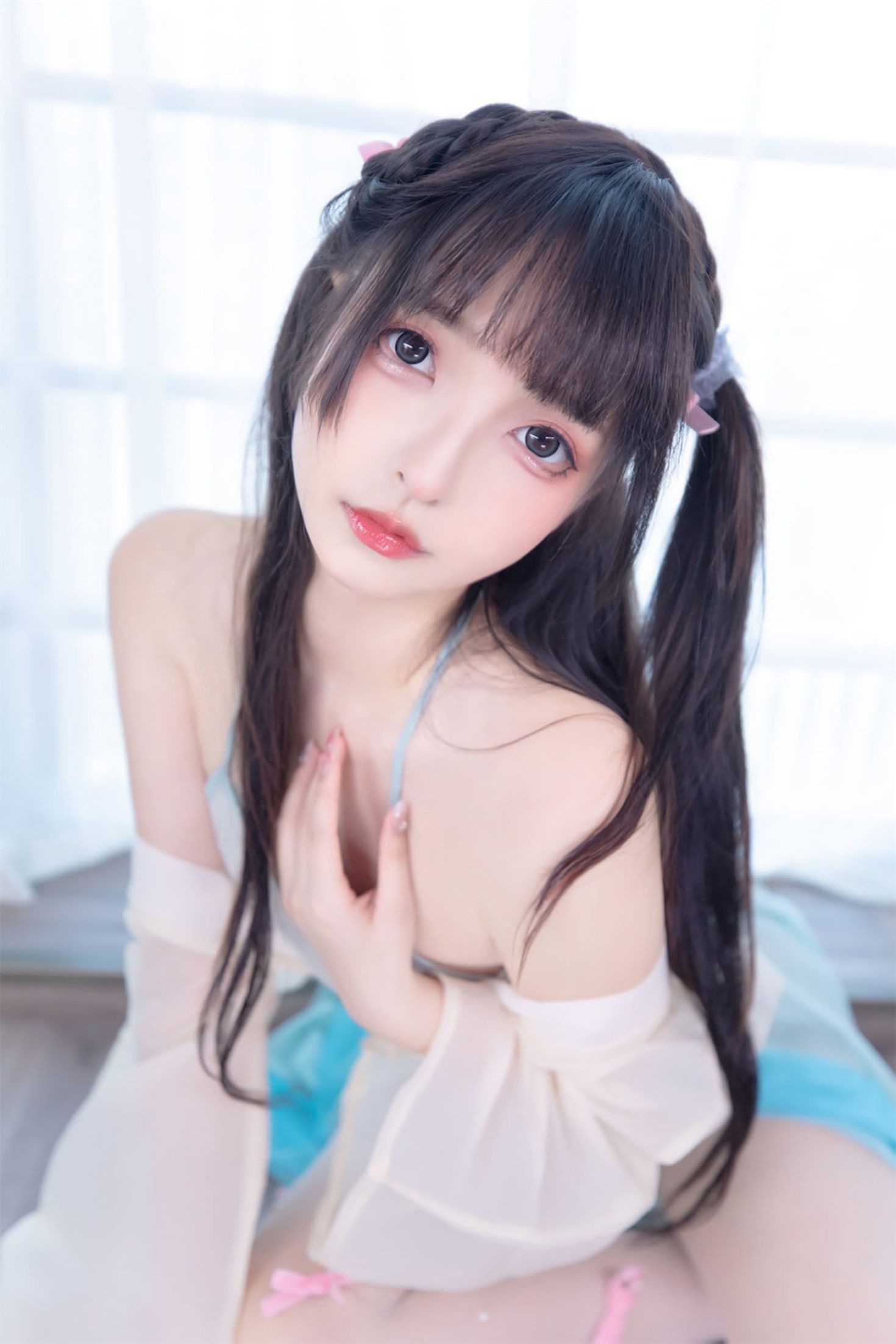 美女动漫博主神楽板真冬性感Cosplay写真醉梦星河 (22)