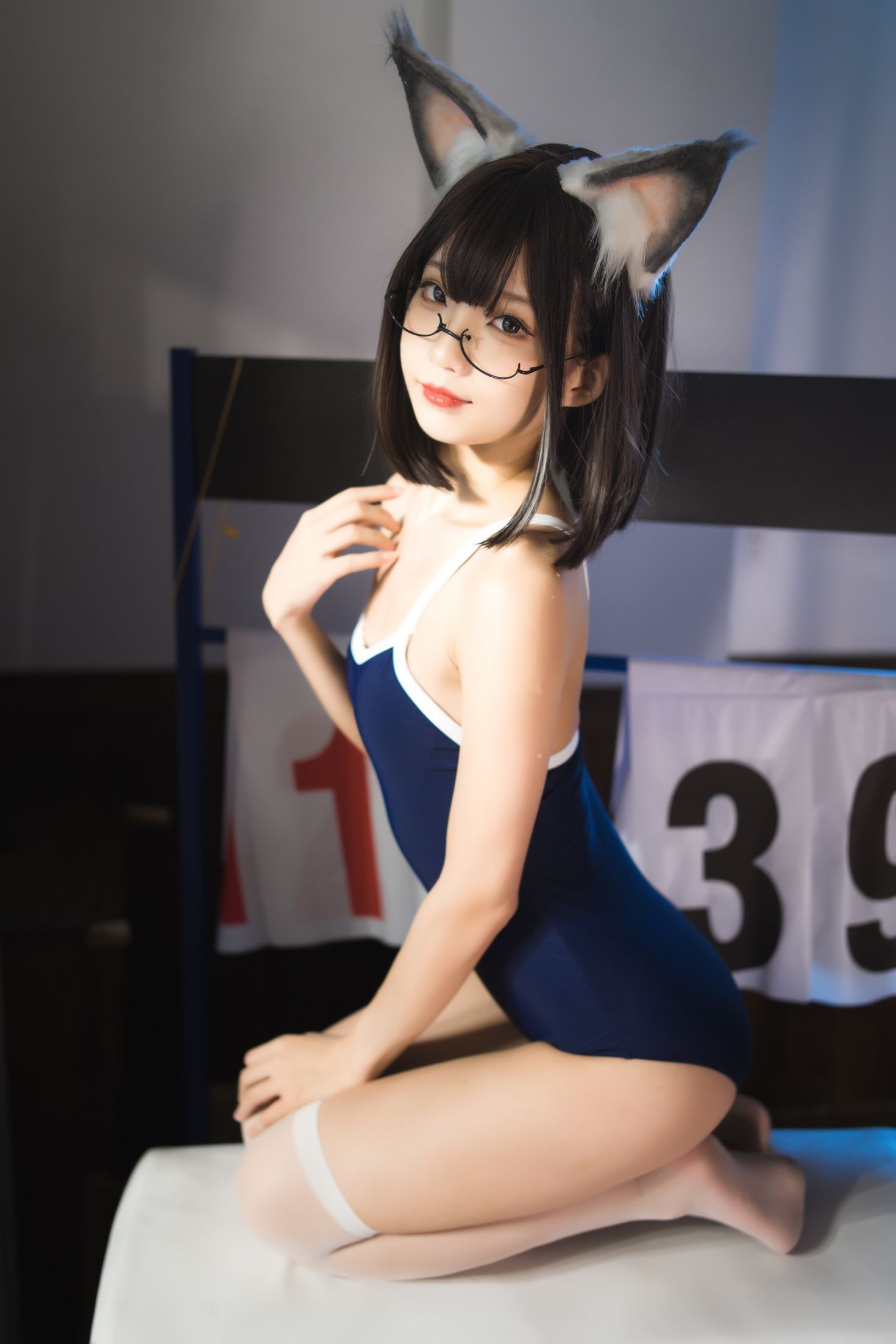 美女动漫博主狐玖玖性感Cosplay写真猫耳库水 (31)