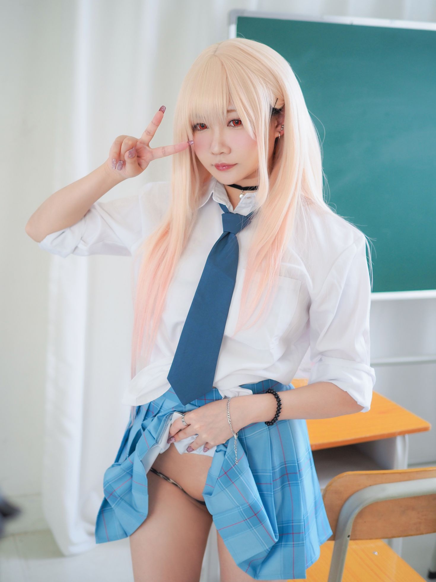 美女动漫博主銘銘Kizami性感Cosplay写真JK水手服 (6)