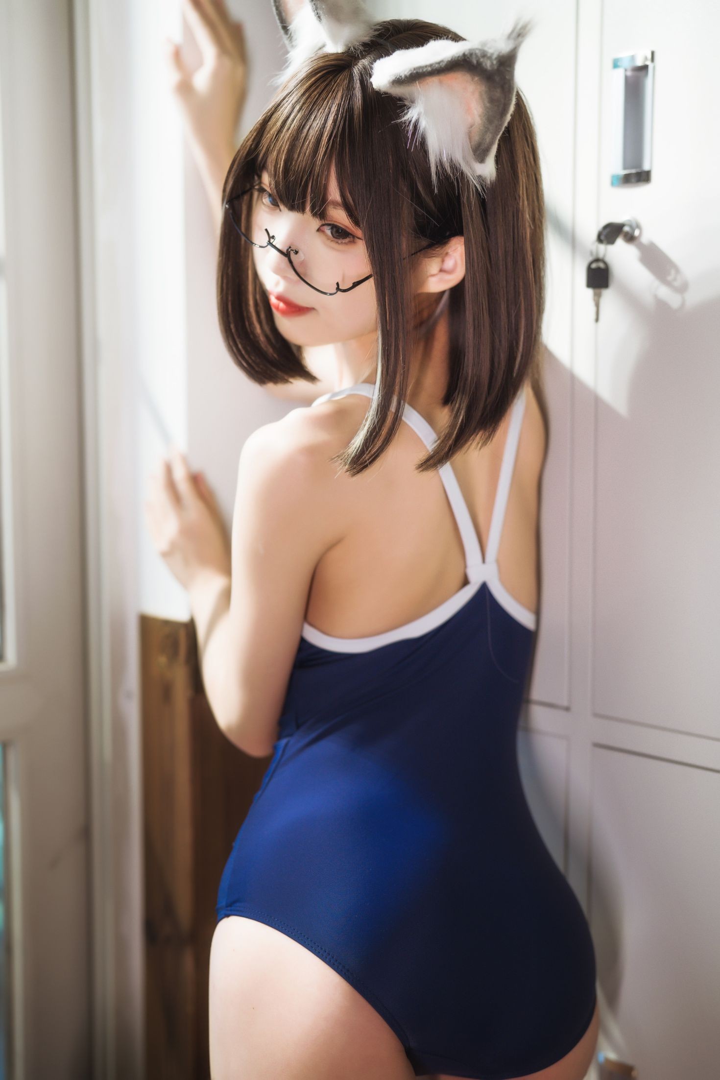 美女动漫博主狐玖玖性感Cosplay写真猫耳库水 (40)