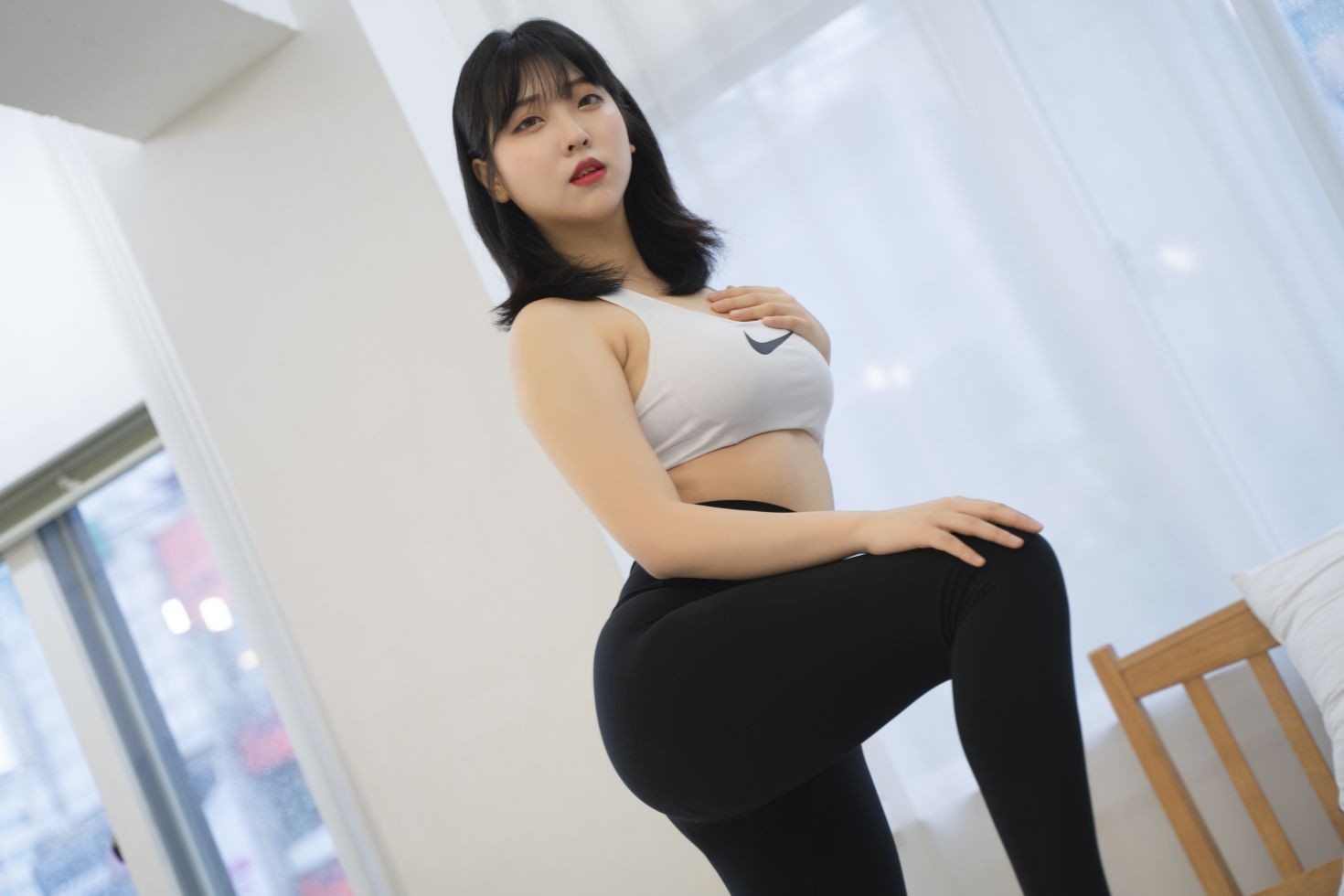 ROGLE 韩国美女模特 Hana Leggings (11)