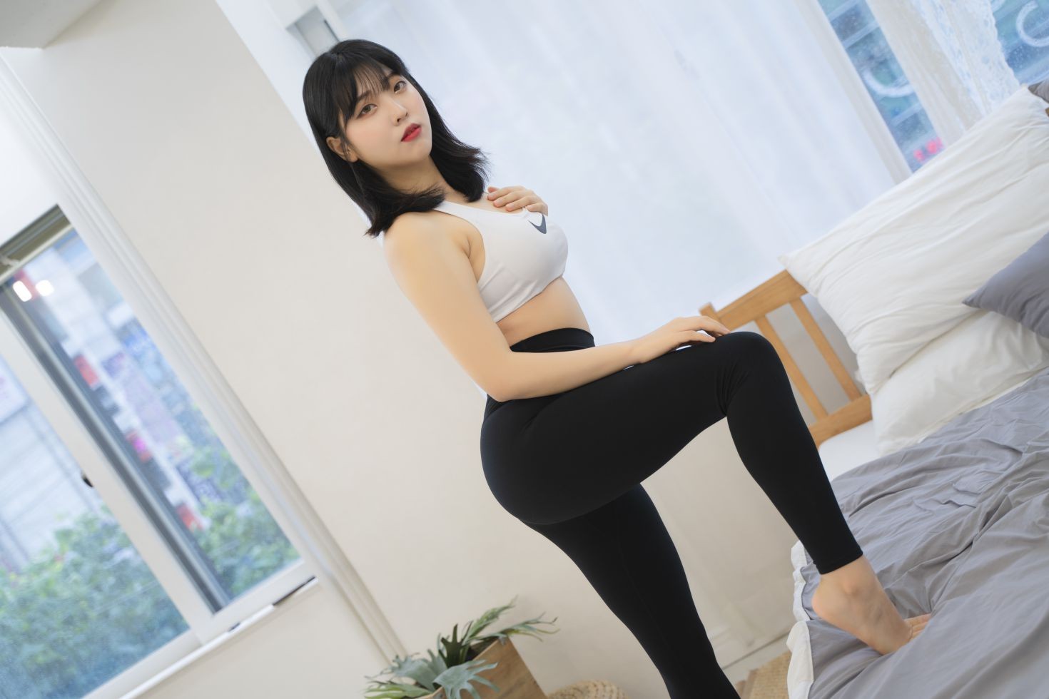 ROGLE 韩国美女模特 Hana Leggings (10)