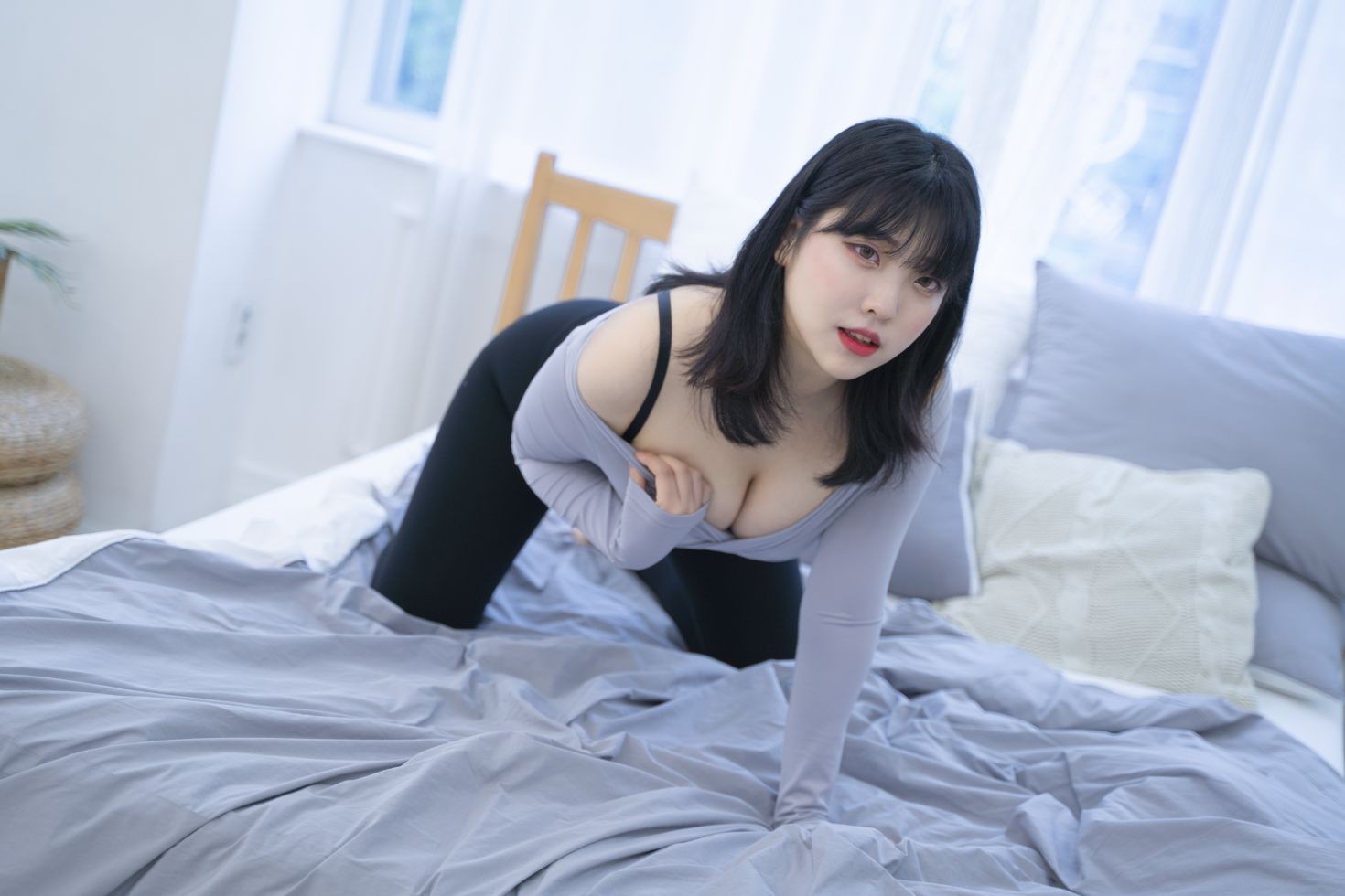 ROGLE 韩国美女模特 Hana Leggings (47)