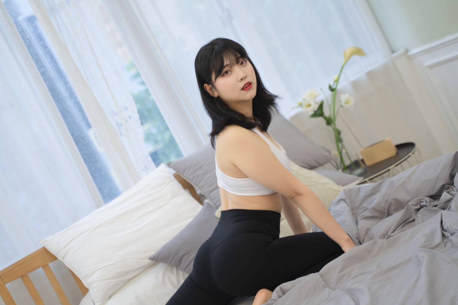 ROGLE 韩国美女模特 Hana Leggings (14)