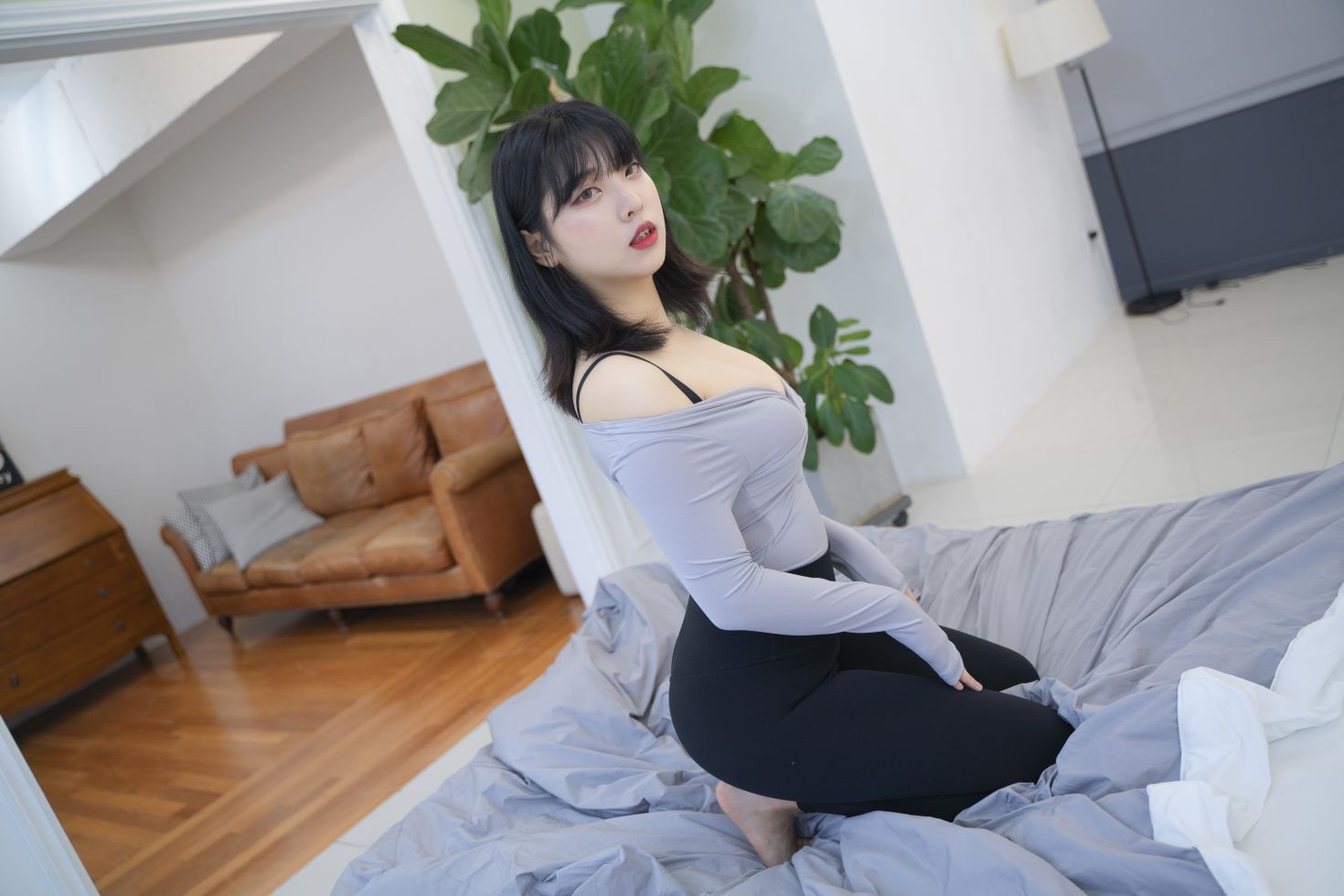 ROGLE 韩国美女模特 Hana Leggings (50)