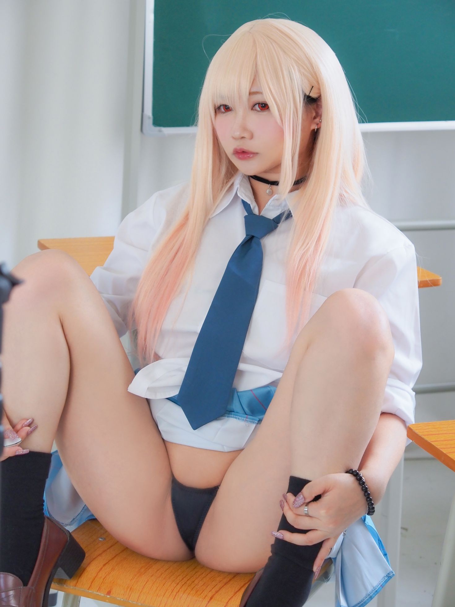 美女动漫博主銘銘Kizami性感Cosplay写真JK水手服 (14)