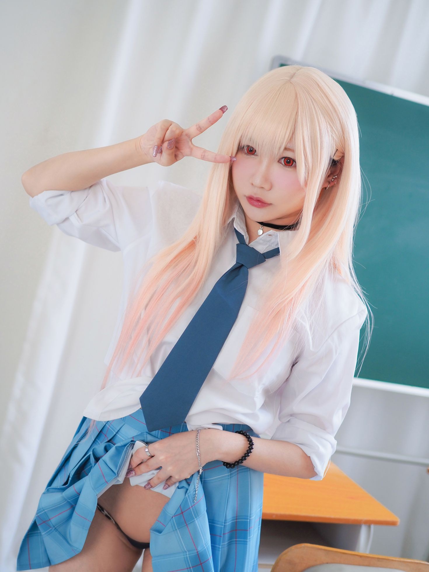 美女动漫博主銘銘Kizami性感Cosplay写真JK水手服 (7)