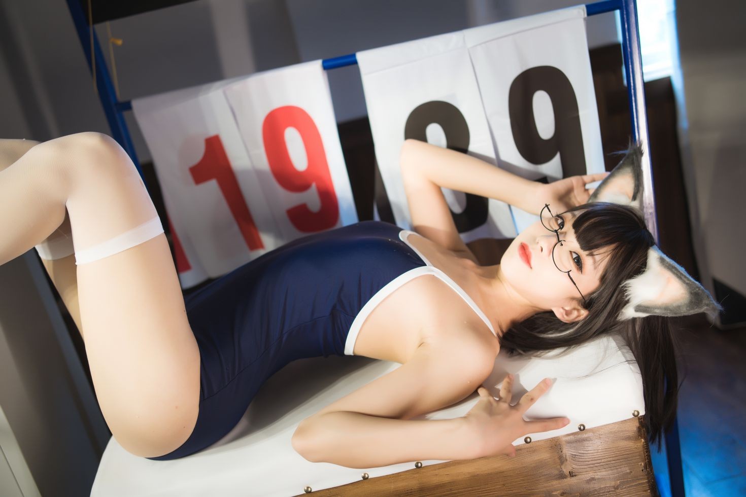 美女动漫博主狐玖玖性感Cosplay写真猫耳库水 (35)