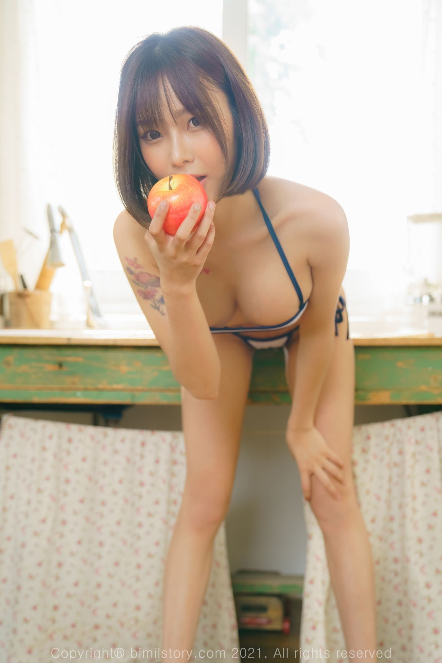 Bimilstory 韩国美少女模特性感写真 Mina Bikini Girl Hot Summer (58)