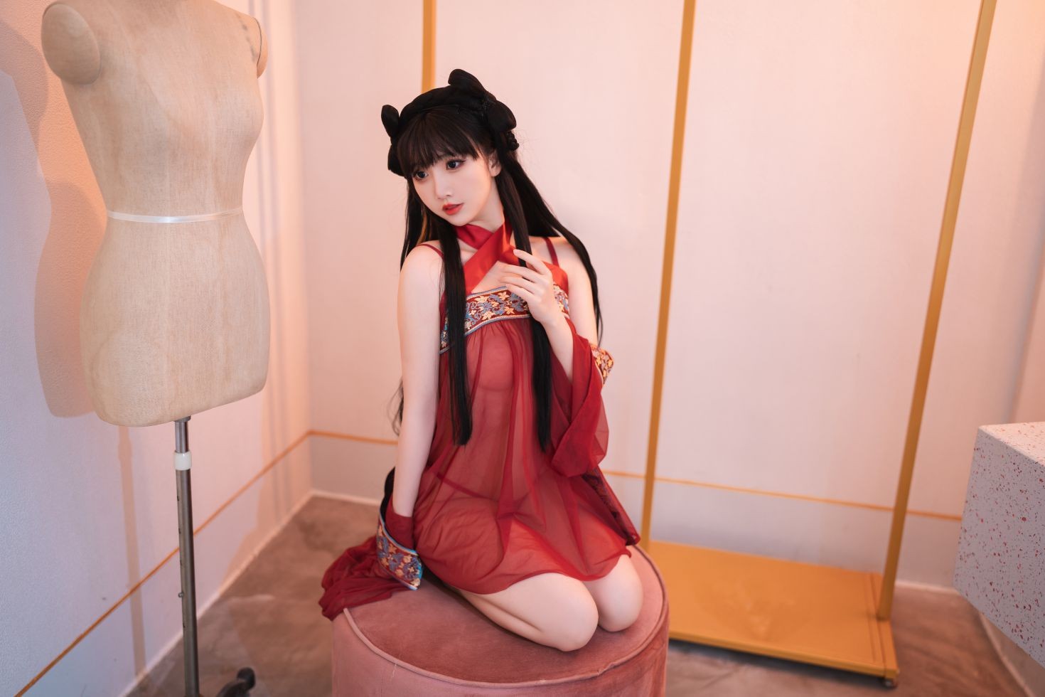 美女动漫博主面饼仙儿性感Cosplay写真情趣古风 (6)