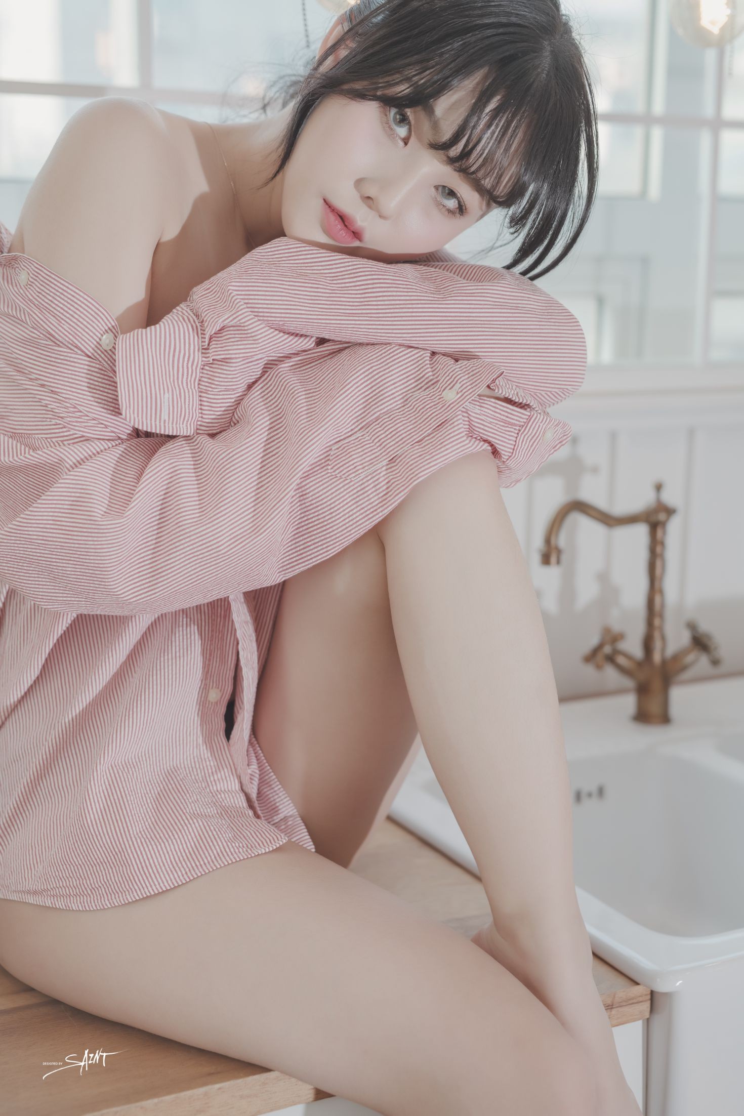 saintphotolife 韩国美少女模特性感写真 Yuna Love On Top (27)