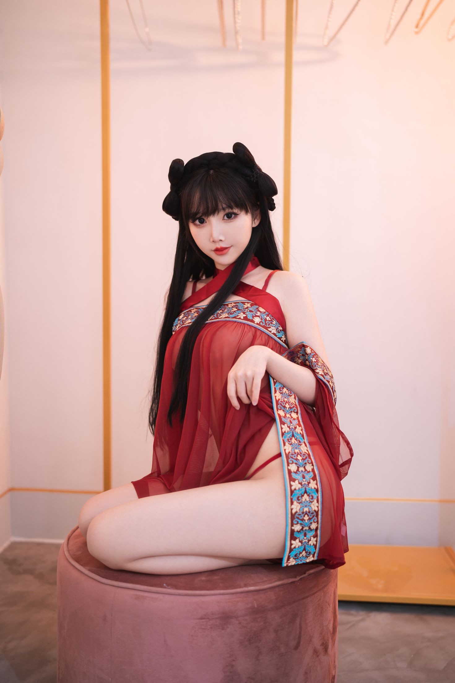 美女动漫博主面饼仙儿性感Cosplay写真情趣古风 (11)