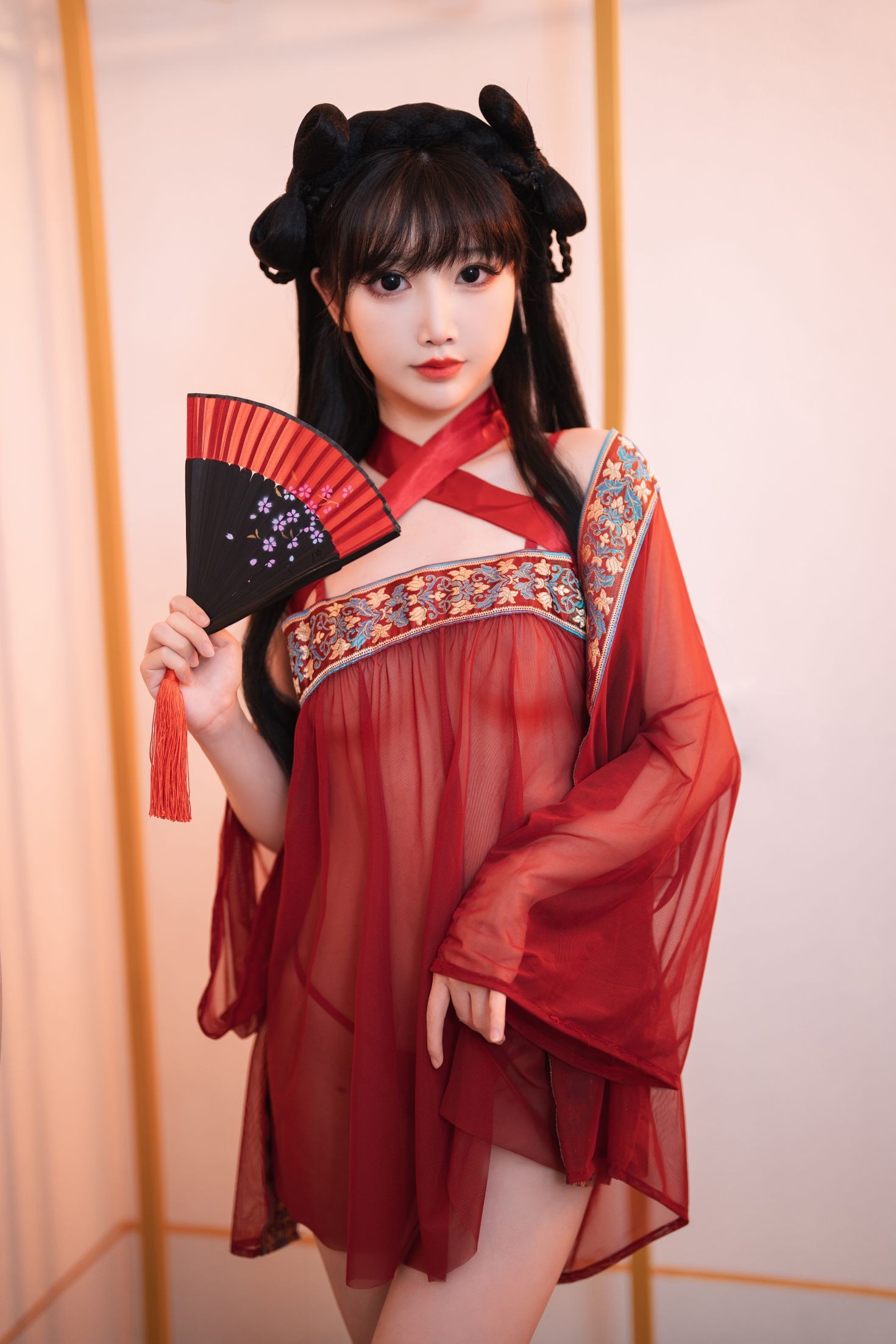 美女动漫博主面饼仙儿性感Cosplay写真情趣古风 (3)