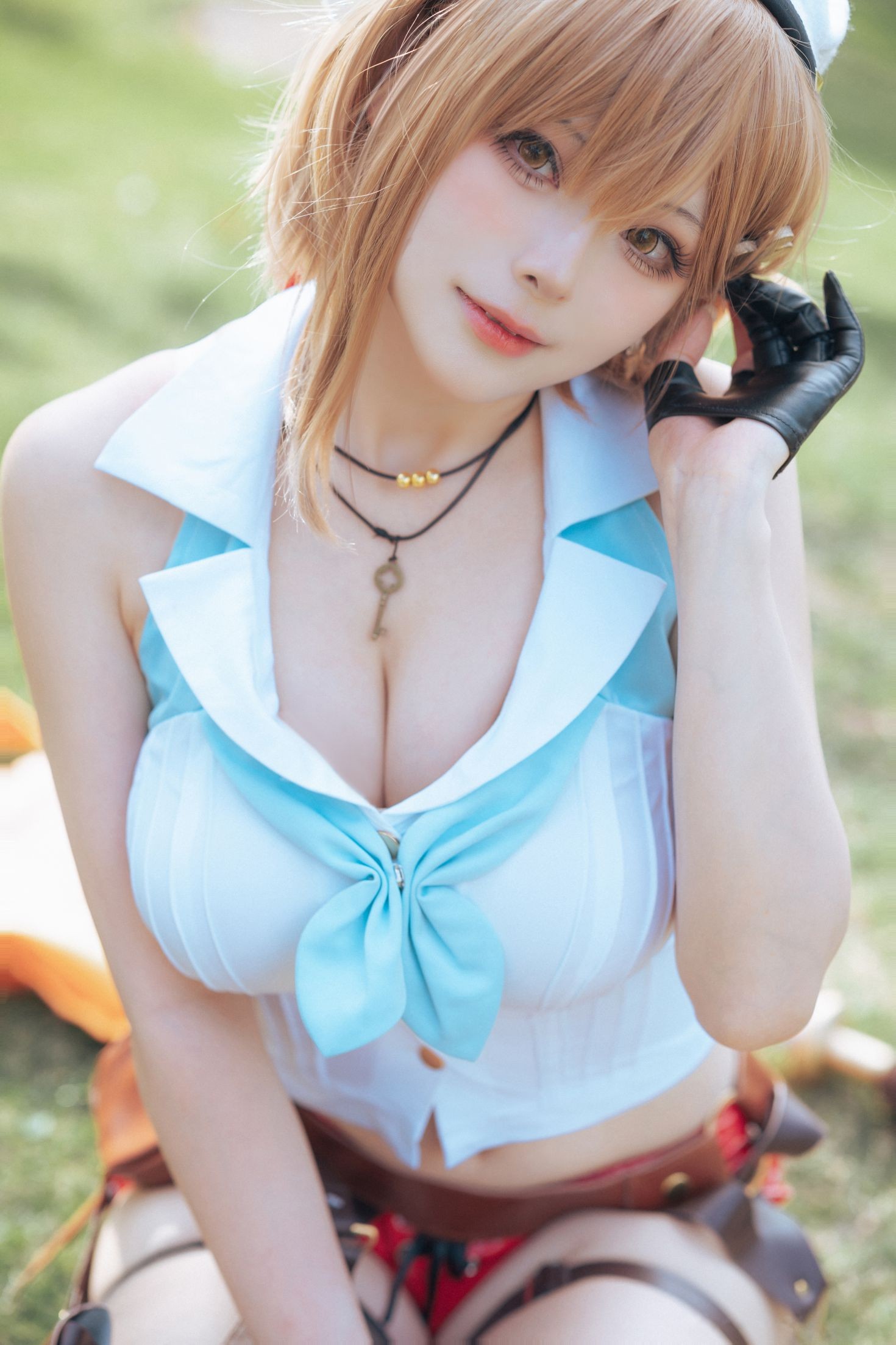 美女动漫博主百合欧皇子性感Cosplay写真碧蓝航线莱莎 (8)