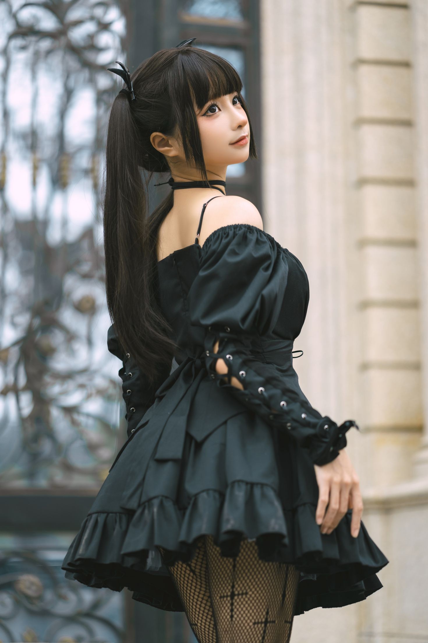 美女动漫博主蠢沫沫性感Cosplay写真双马尾小恶魔 (13)