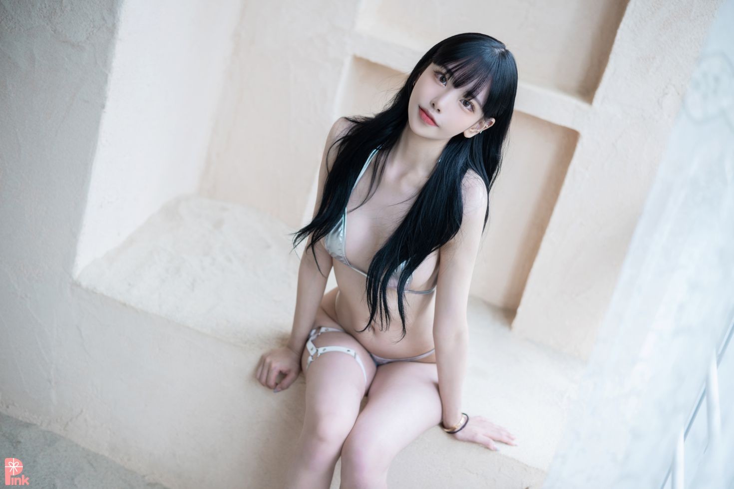 PINK RIBBON 韩国美少女模特性感写真 Kiryong Slender (18)