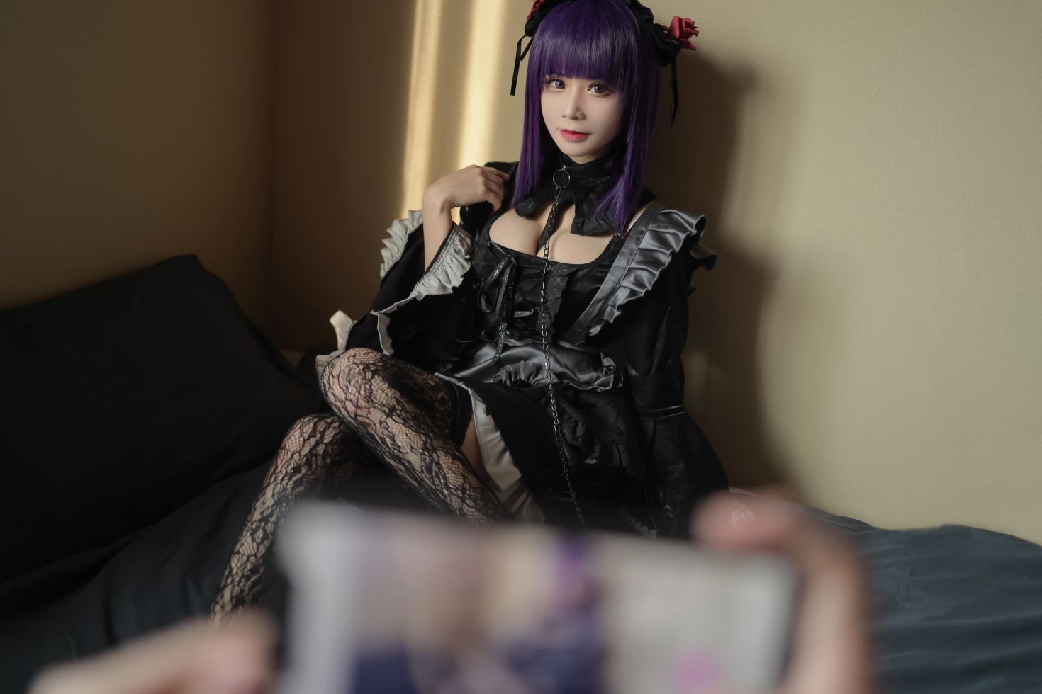 美女动漫博主爱老师PhD性感Cosplay写真喜多川海梦 (5)