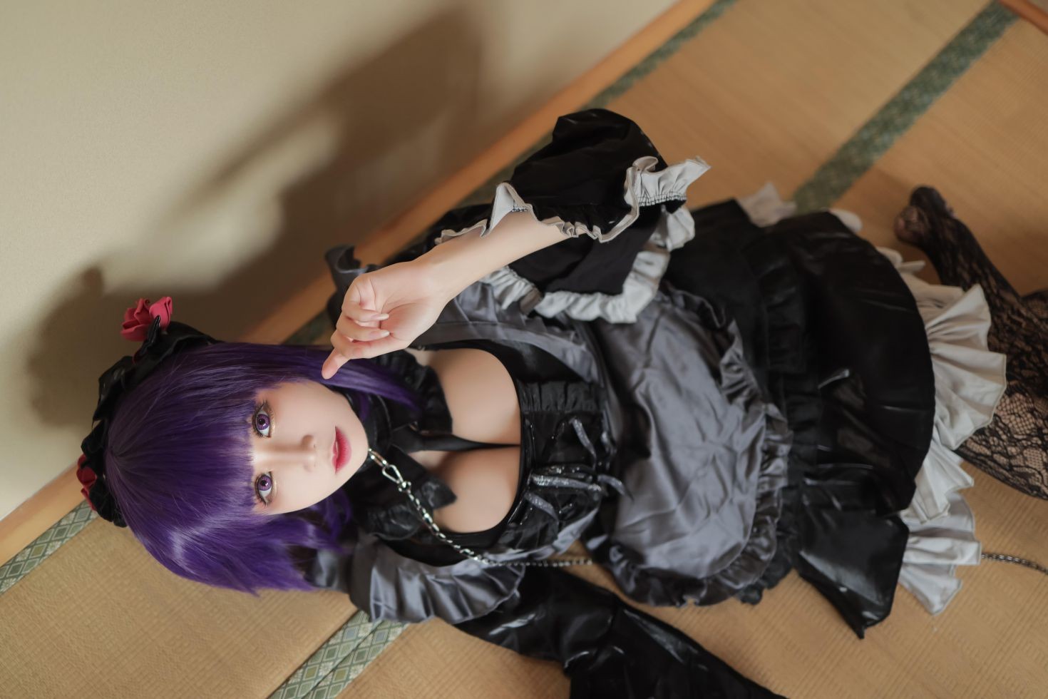 美女动漫博主爱老师PhD性感Cosplay写真喜多川海梦 (11)