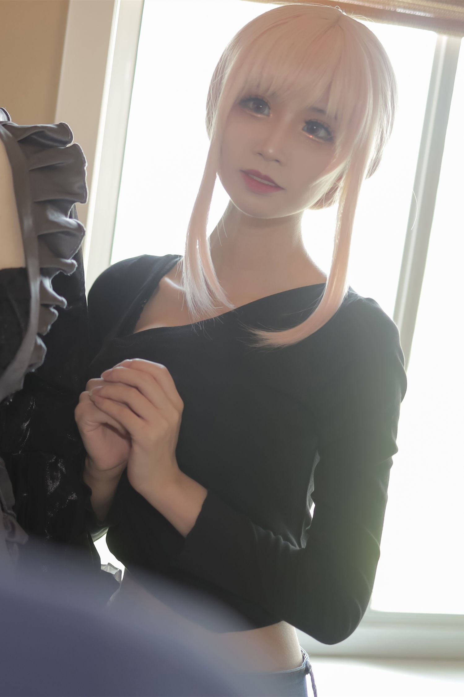 美女动漫博主爱老师PhD性感Cosplay写真喜多川海梦 (1)