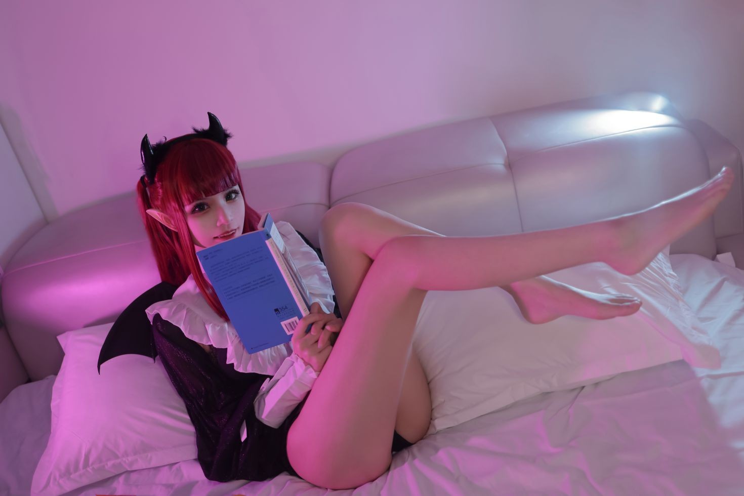 美女动漫博主爱老师PhD性感Cosplay写真喜多川海梦 魅魔 (5)