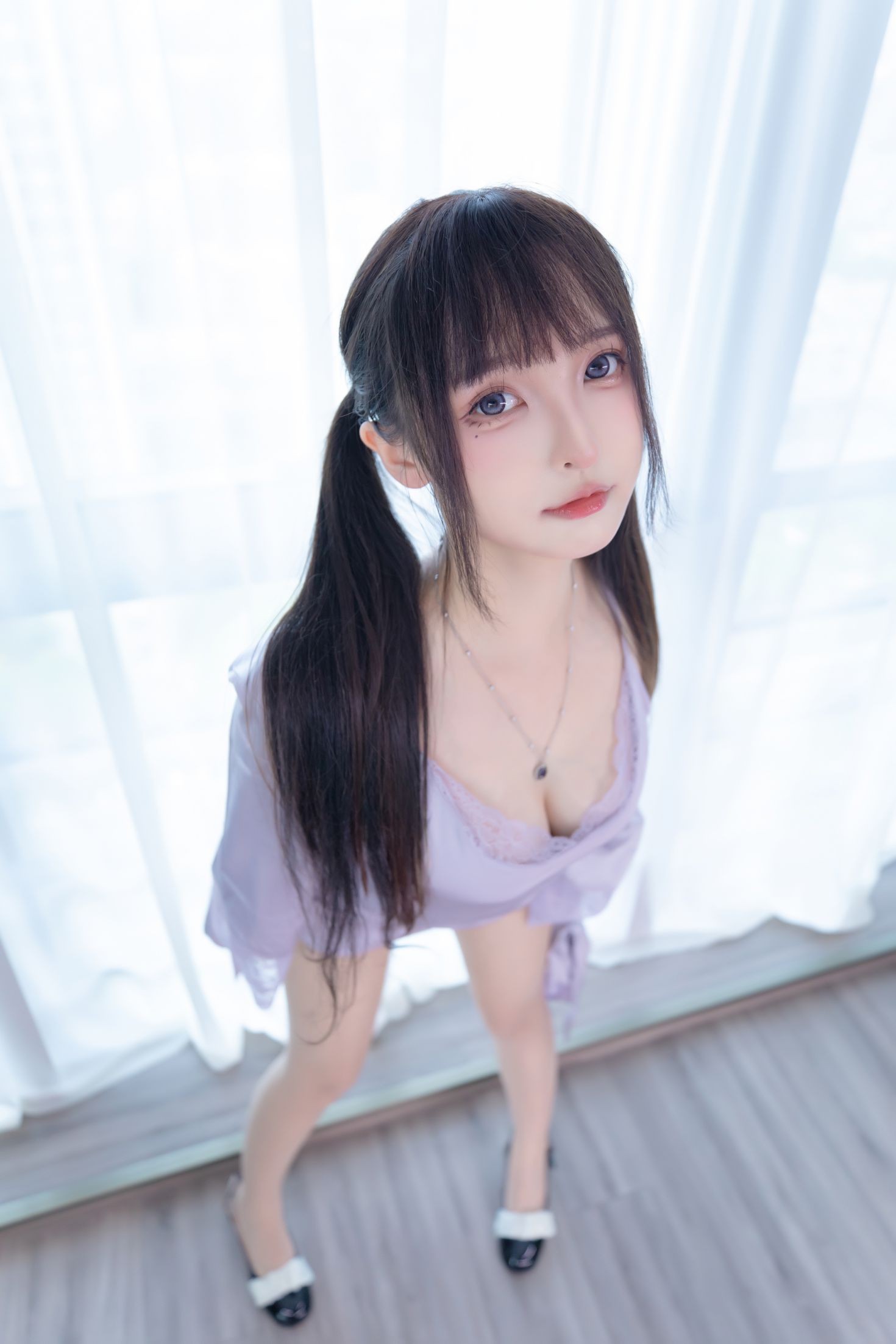 美女动漫博主神楽板真冬性感Cosplay写真望眼欲穿 (17)