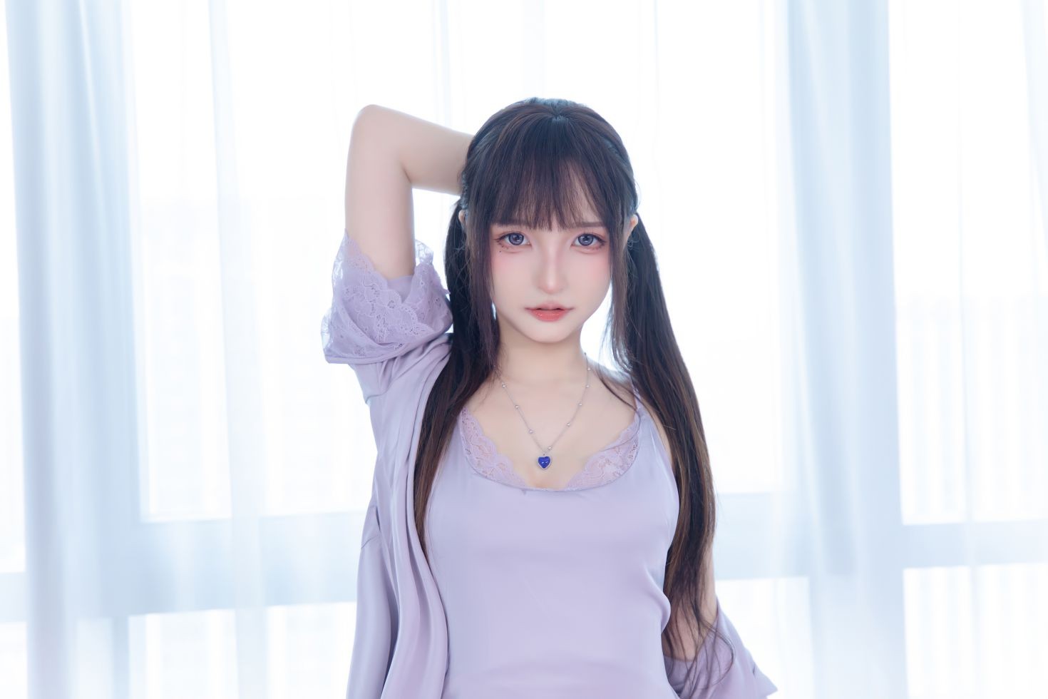 美女动漫博主神楽板真冬性感Cosplay写真望眼欲穿 (14)