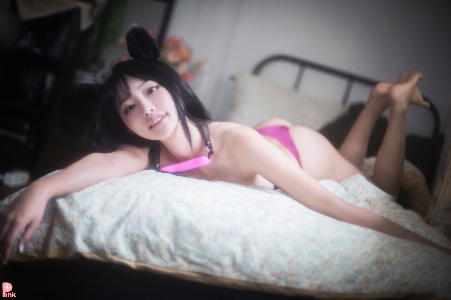 PINK RIBBON 韩国美少女模特性感写真 Linda Your Pet (83)