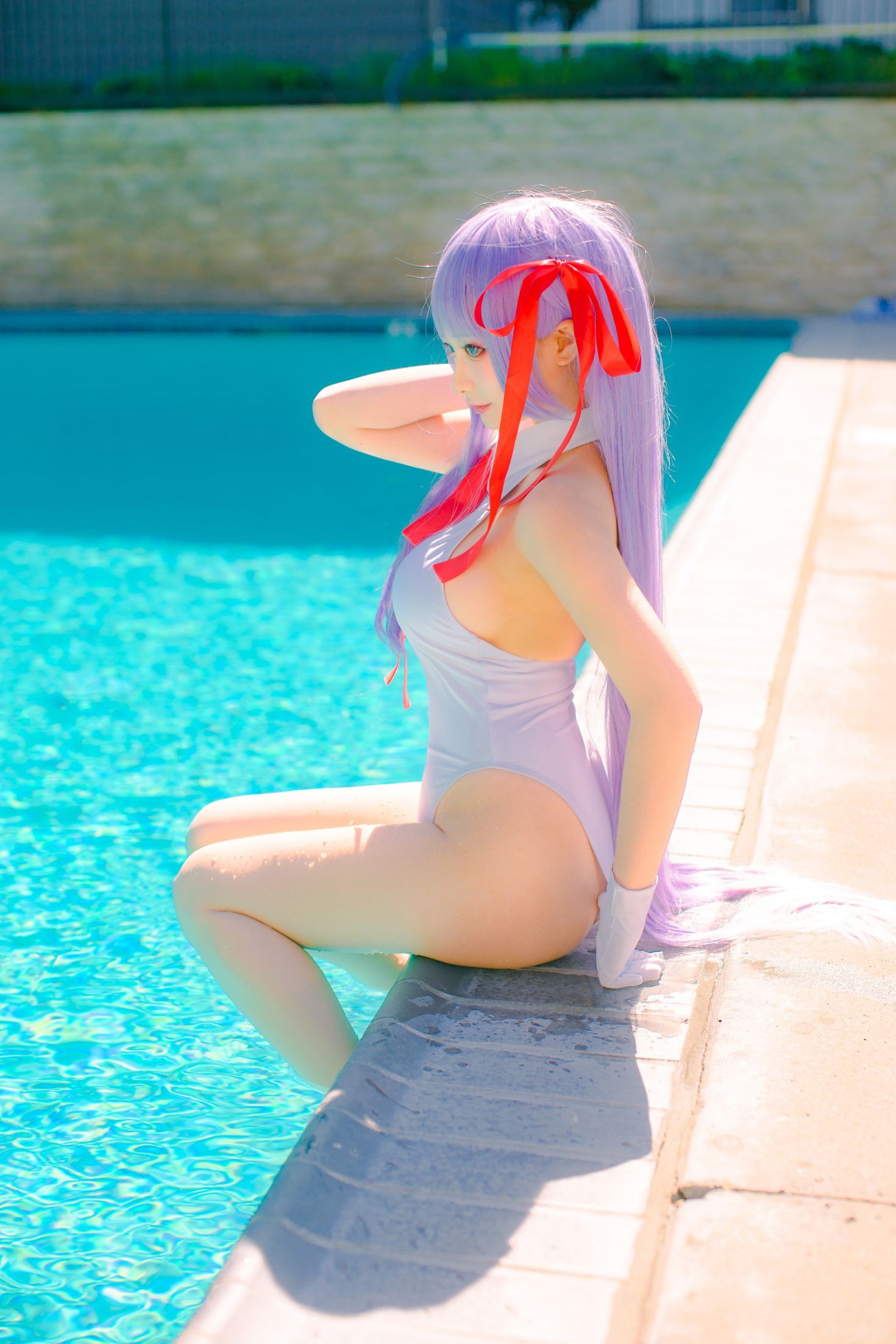 美女动漫博主wendydydydy酱油性感Cosplay写真 FGO 水着 (5)