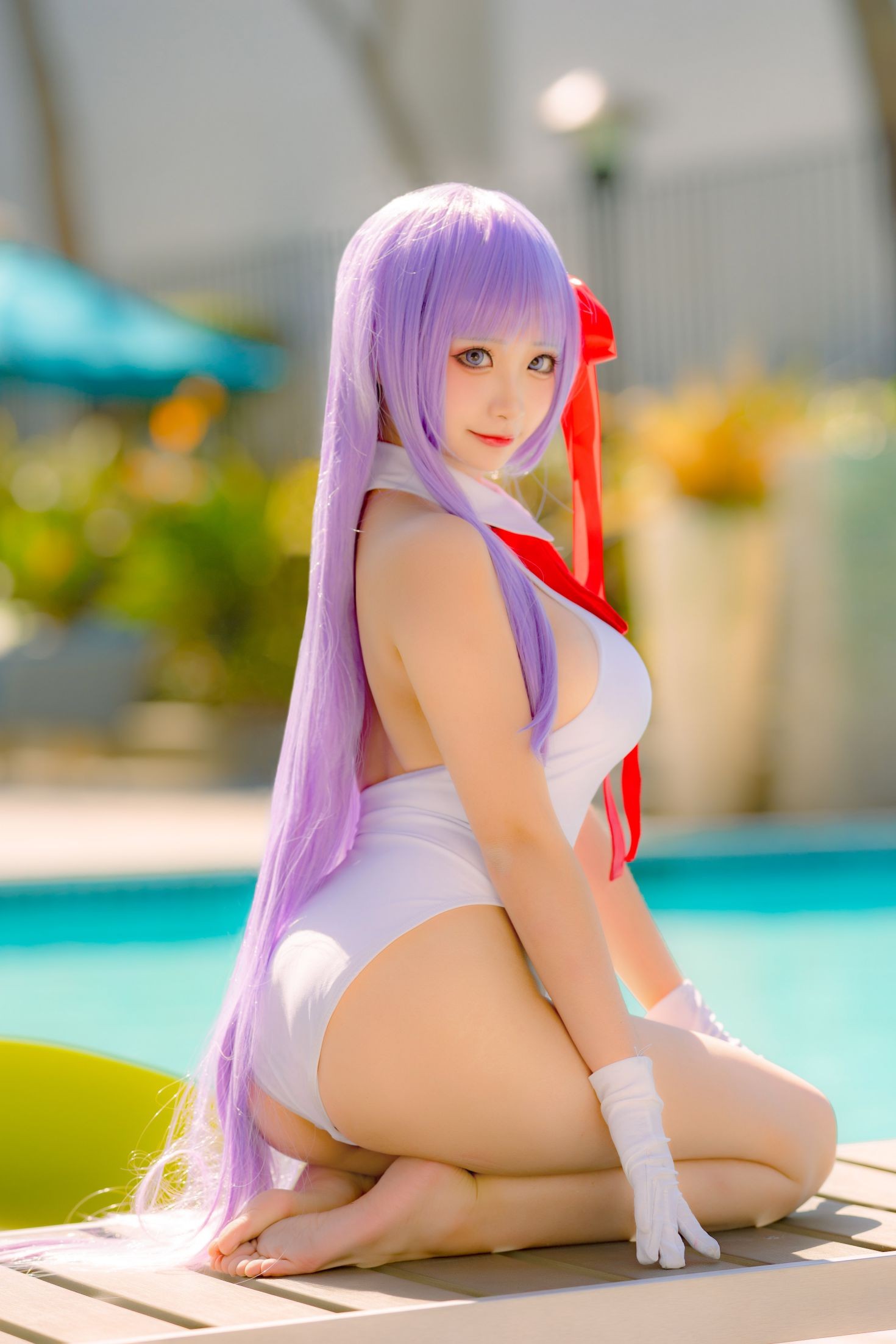 美女动漫博主wendydydydy酱油性感Cosplay写真 FGO 水着 (4)