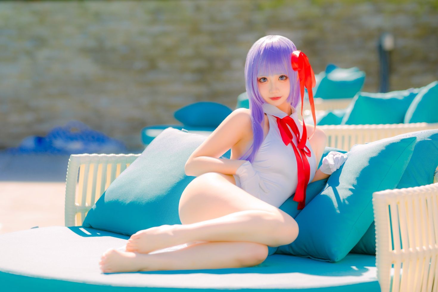 美女动漫博主wendydydydy酱油性感Cosplay写真 FGO 水着 (7)