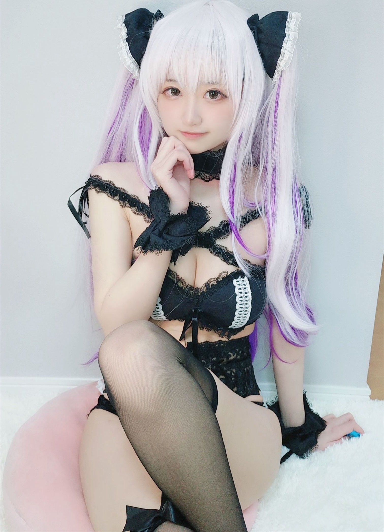 美女动漫博主千阳性感Cosplay写真露西娅 (1)