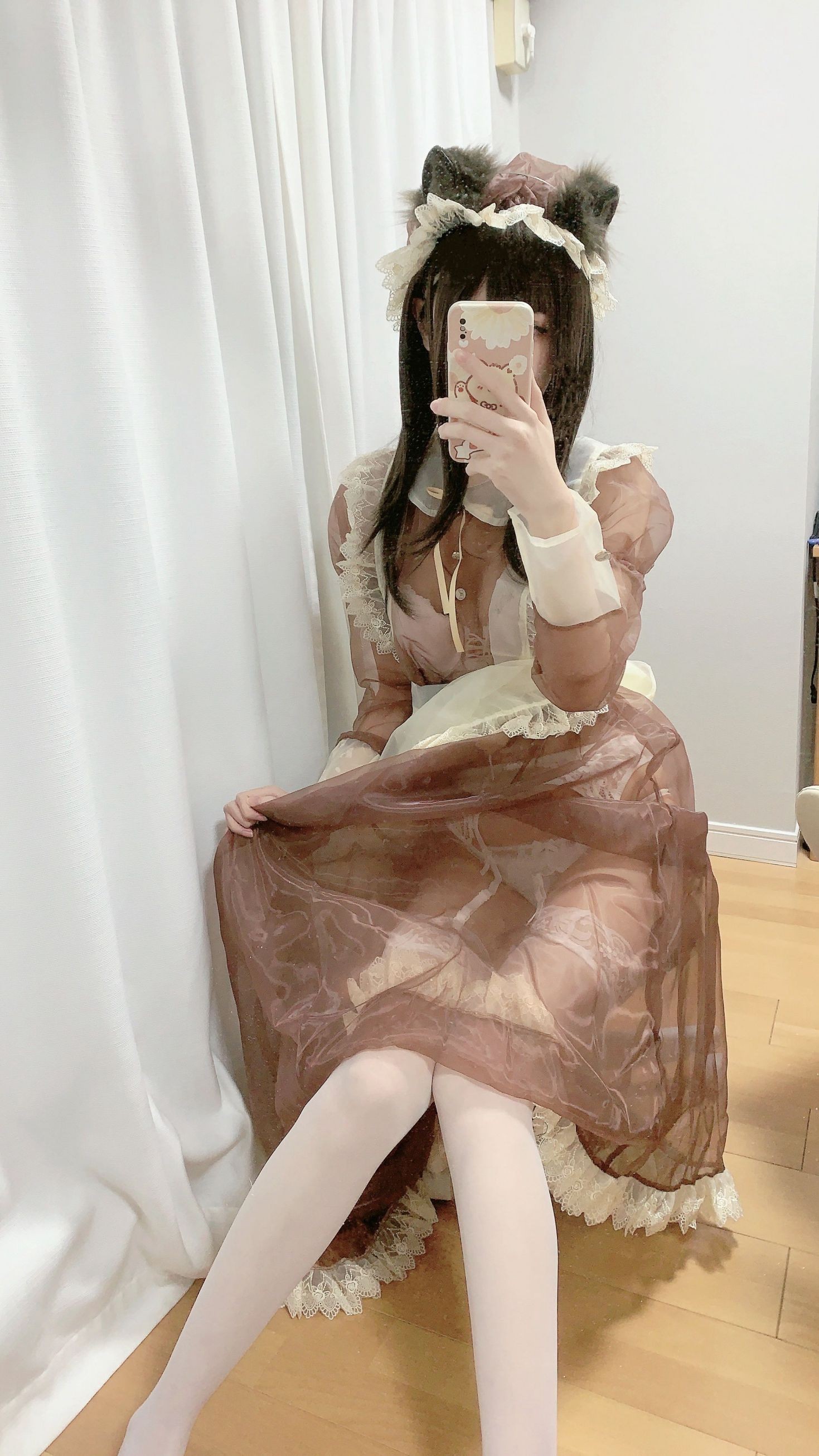 美女动漫博主千阳ちよ性感Cosplay写真女仆 (8)