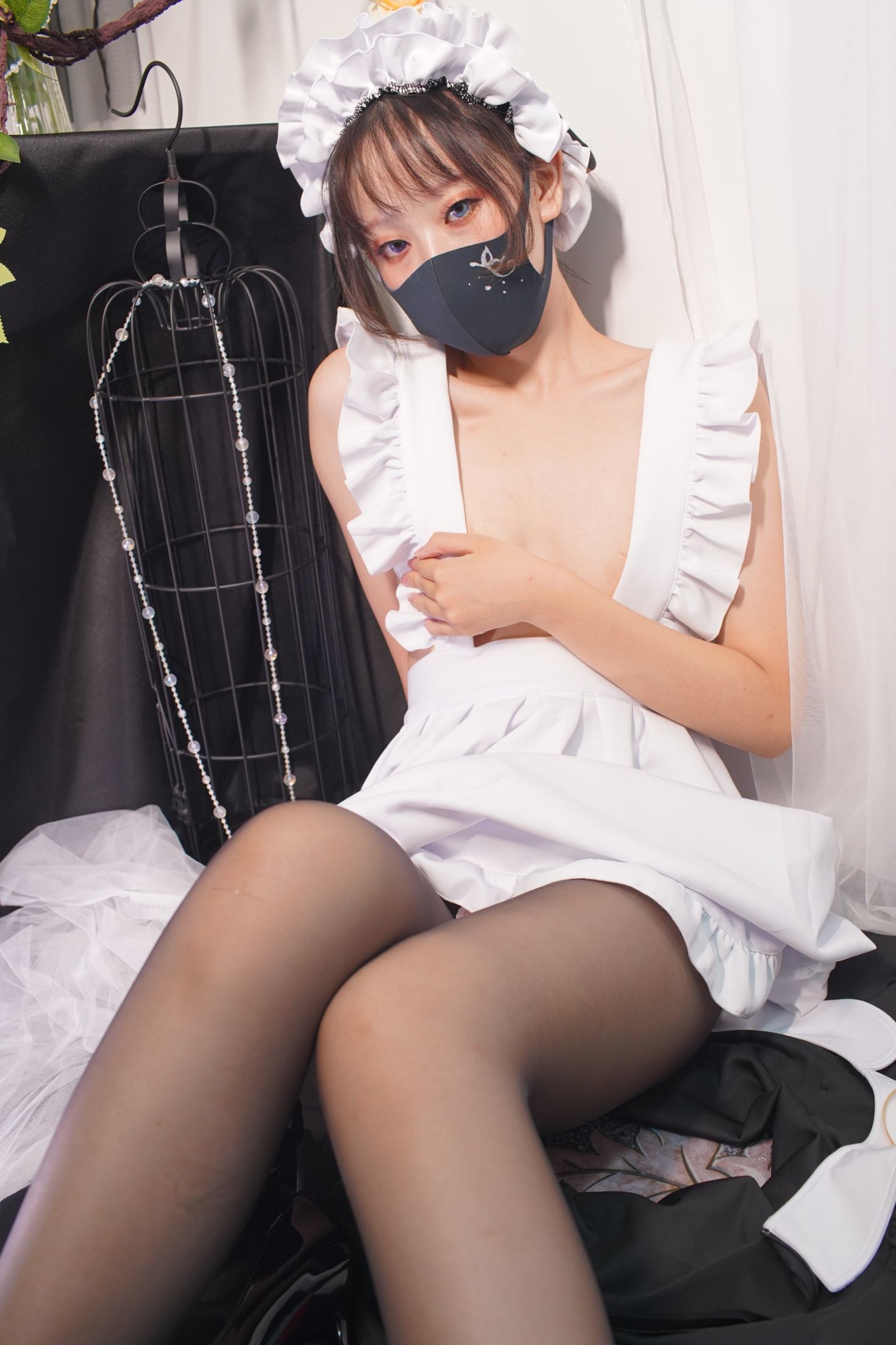 美女动漫博主茶籽ccz性感Cosplay写真欧式女仆 (136)