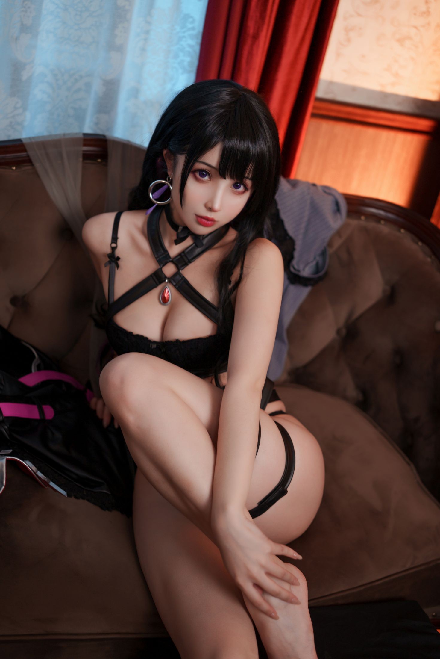 美女动漫博主rioko凉凉子性感Cosplay写真魔女 (4)