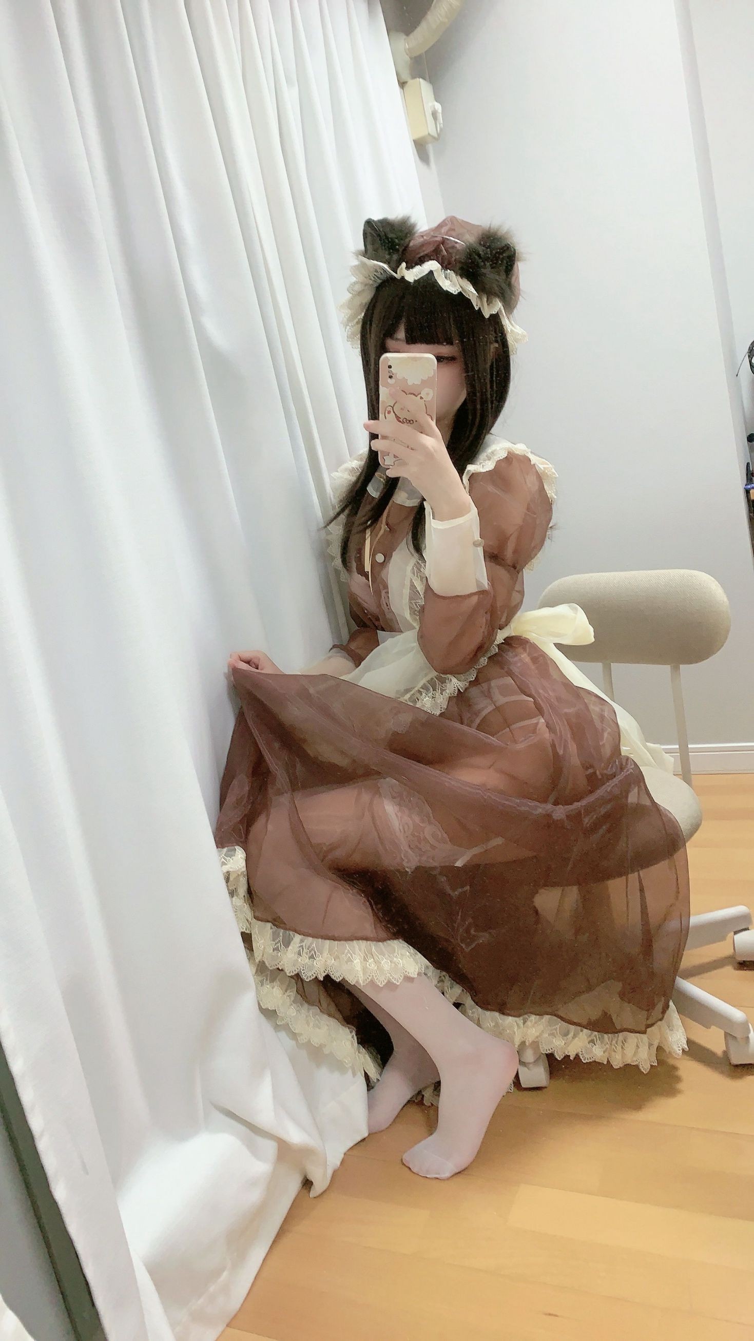 美女动漫博主千阳ちよ性感Cosplay写真女仆 (18)