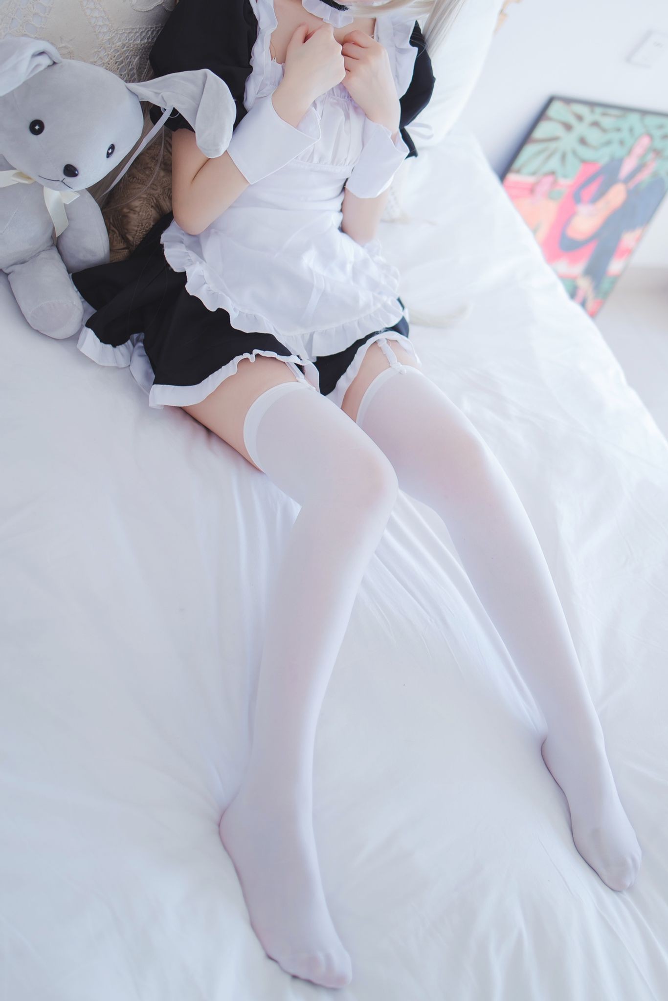 美女动漫博主衣衣性感Cosplay写真穹妹女仆 (11)