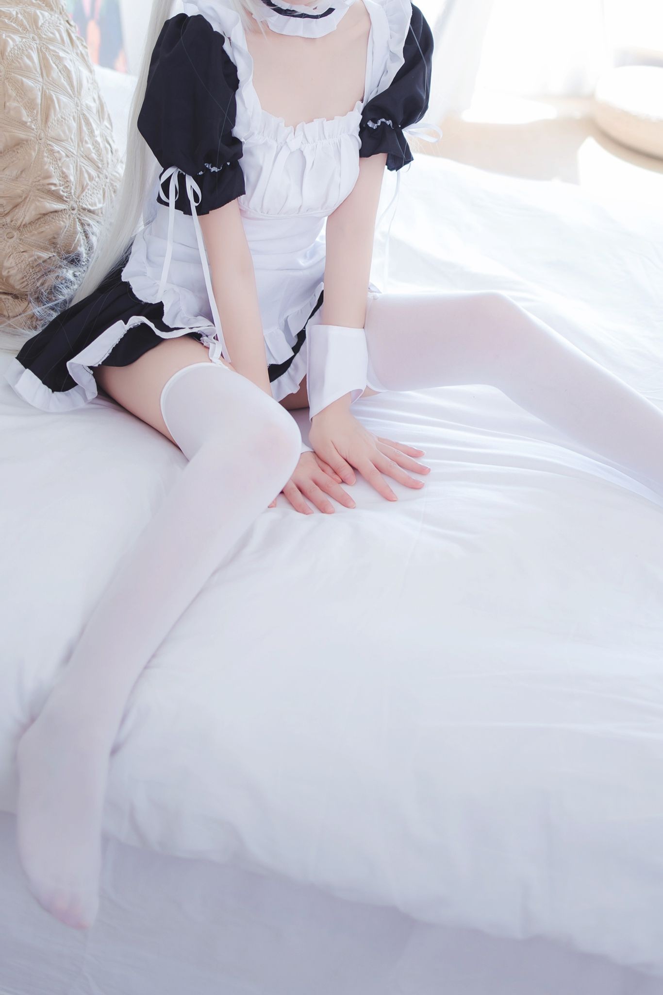 美女动漫博主衣衣性感Cosplay写真穹妹女仆 (5)