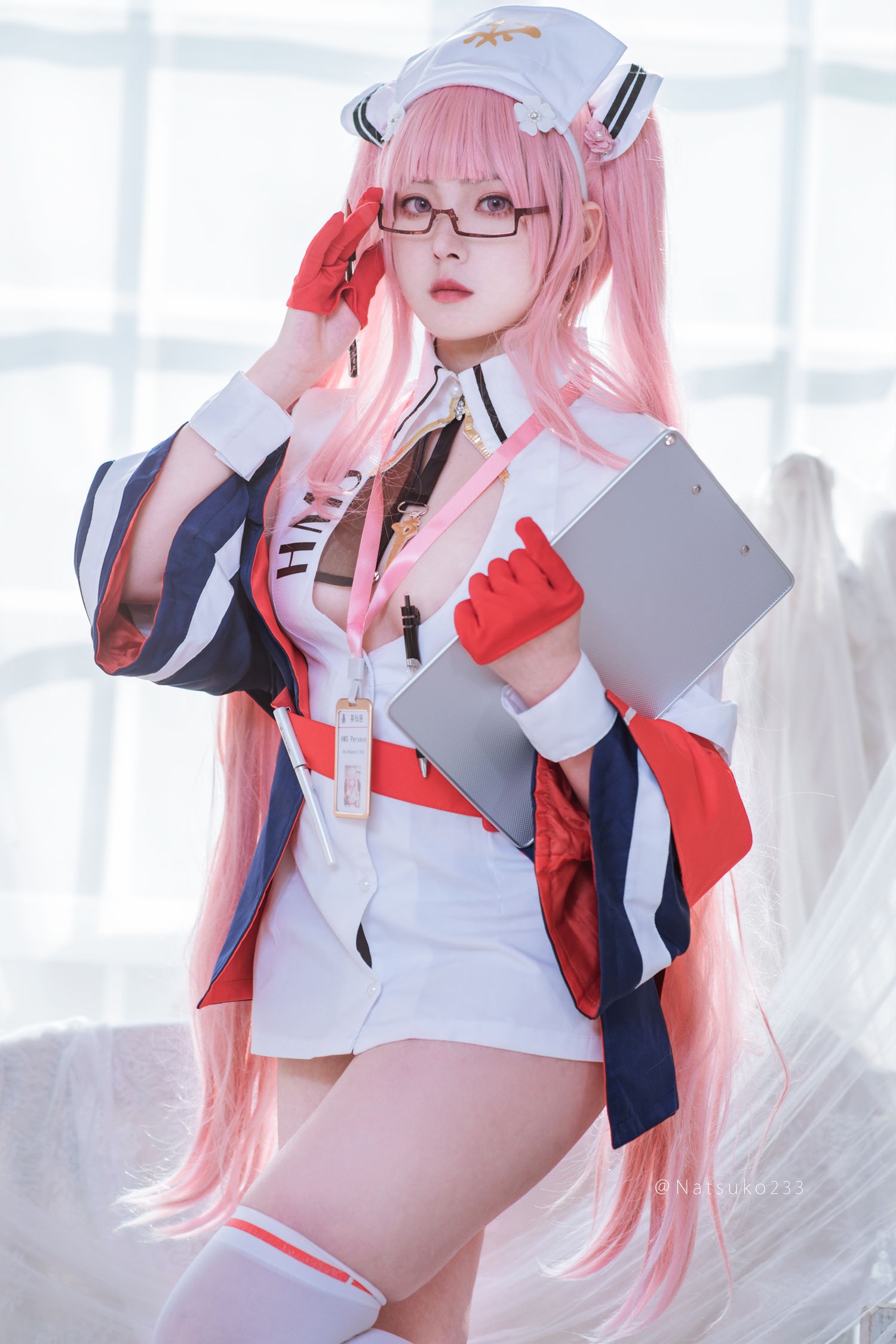 美女动漫博主Natsuko夏夏子性感Cosplay写真英仙座 (1)