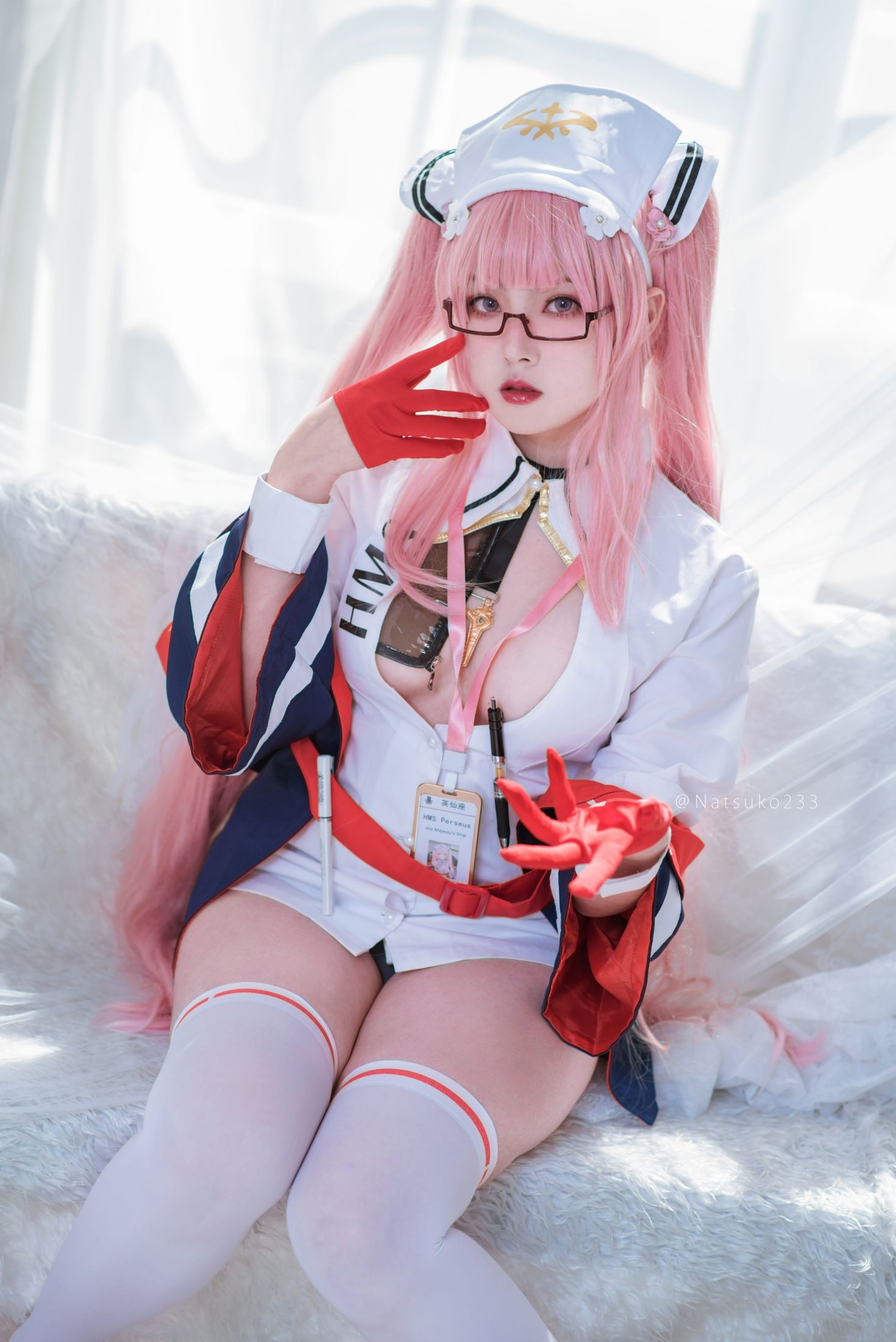 美女动漫博主Natsuko夏夏子性感Cosplay写真英仙座 (2)