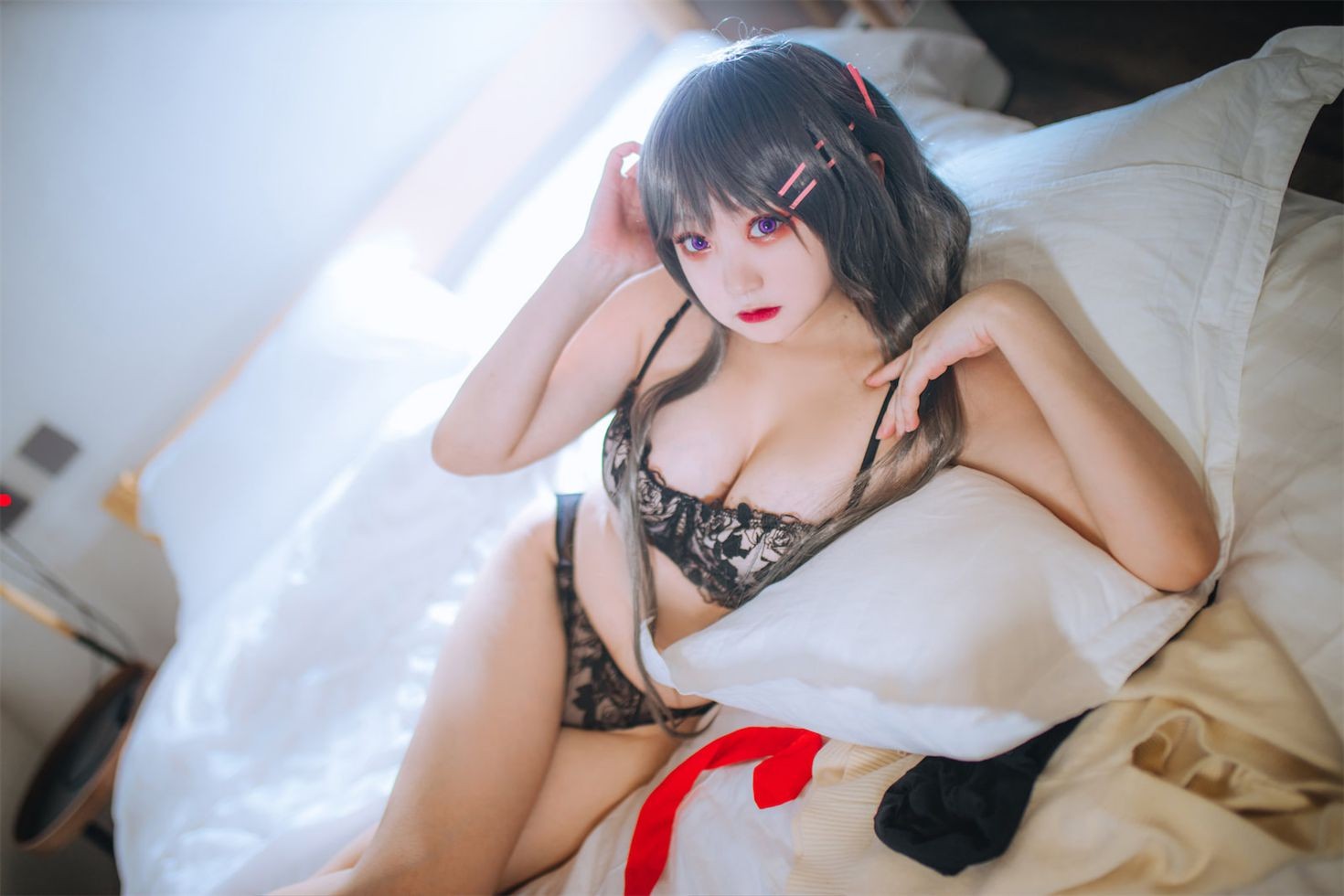 美女动漫博主恩田直幸性感Cosplay写真麻衣学姐 (21)