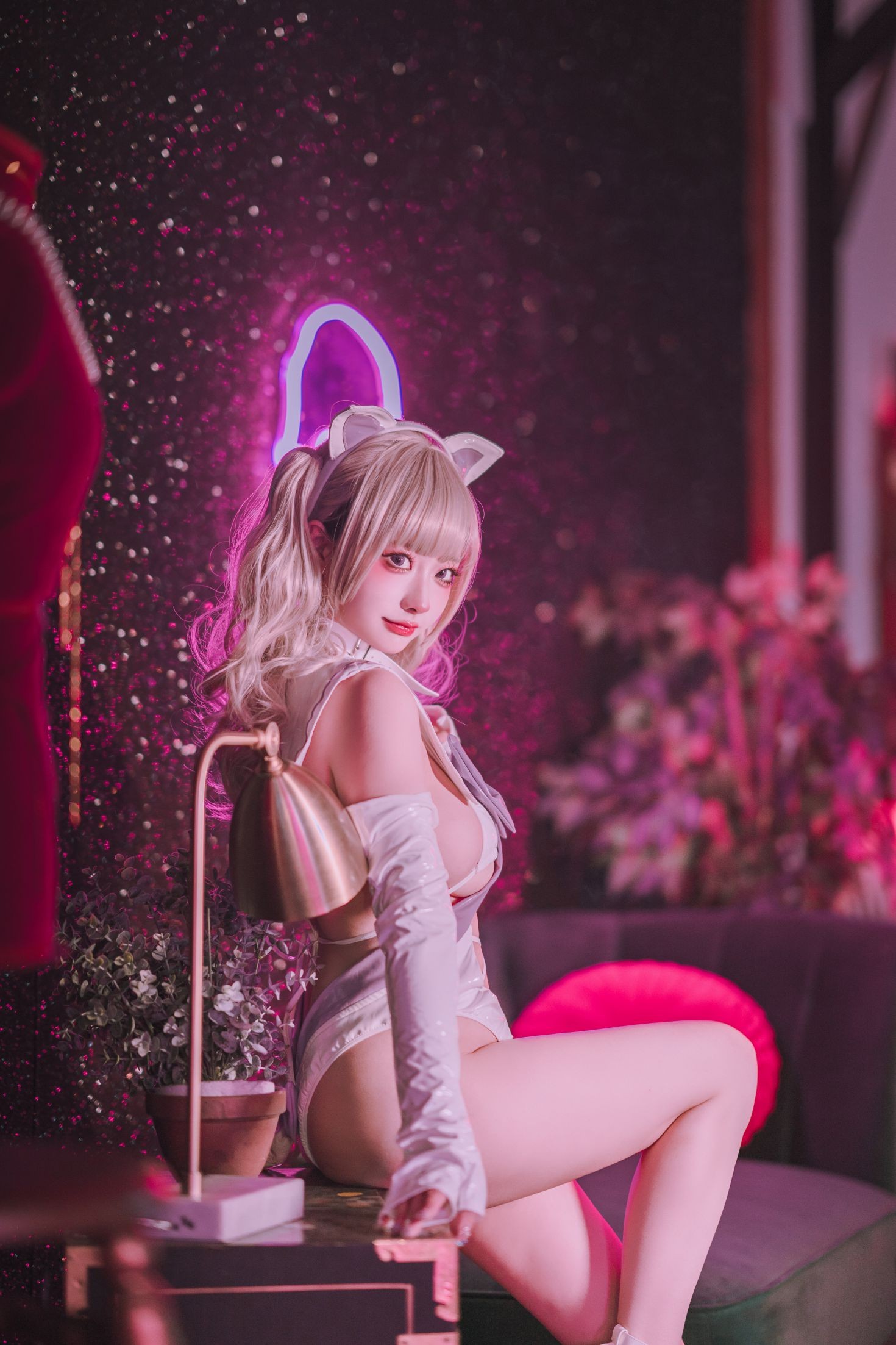 美女动漫博主wendydydydy酱油性感Cosplay写真魔法猫猫少女 (6)