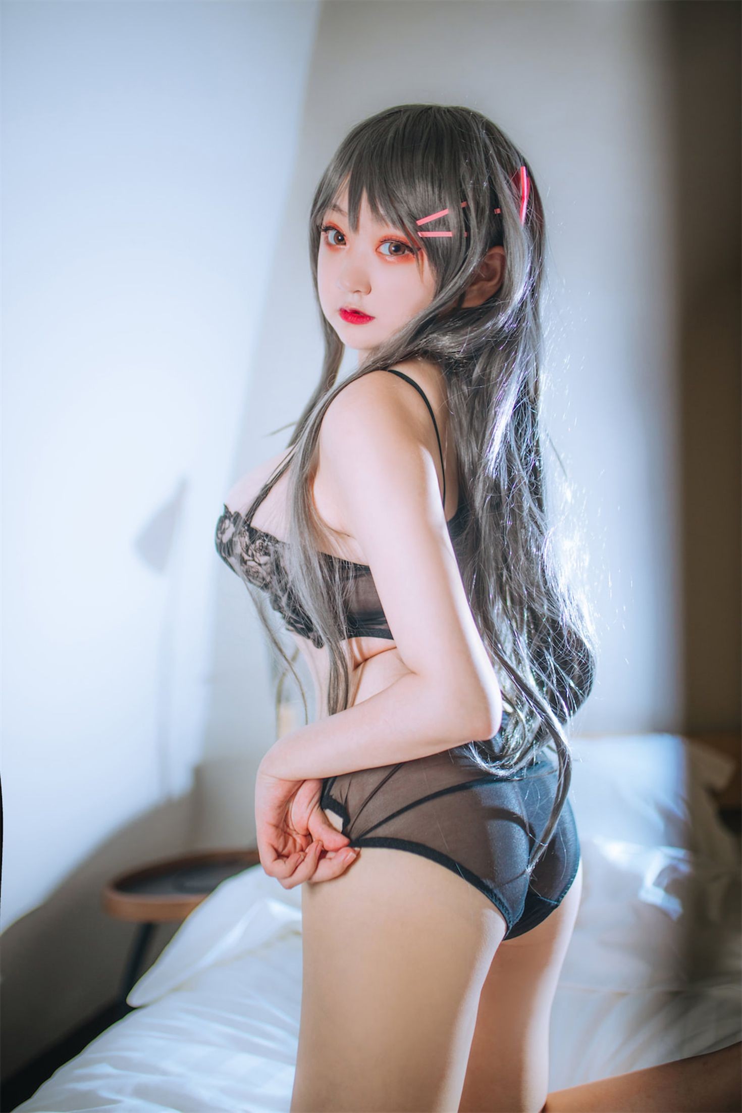 美女动漫博主恩田直幸性感Cosplay写真麻衣学姐 (31)