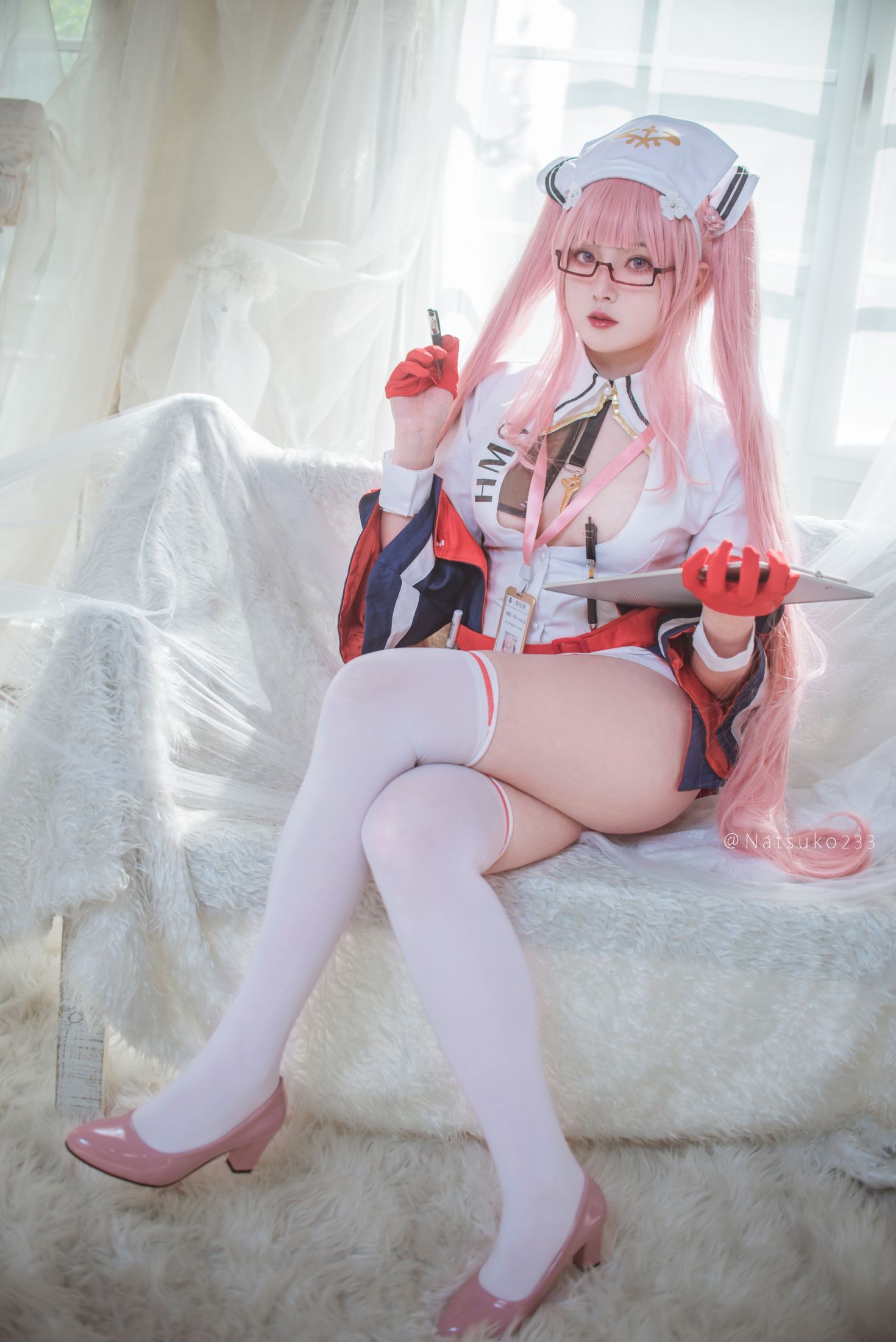 美女动漫博主Natsuko夏夏子性感Cosplay写真英仙座 (6)