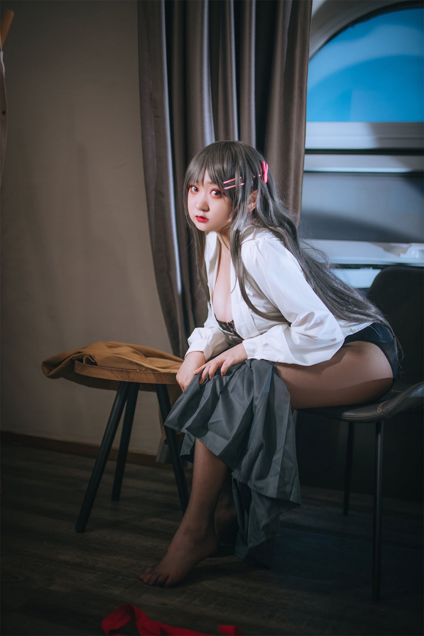 美女动漫博主恩田直幸性感Cosplay写真麻衣学姐 (16)