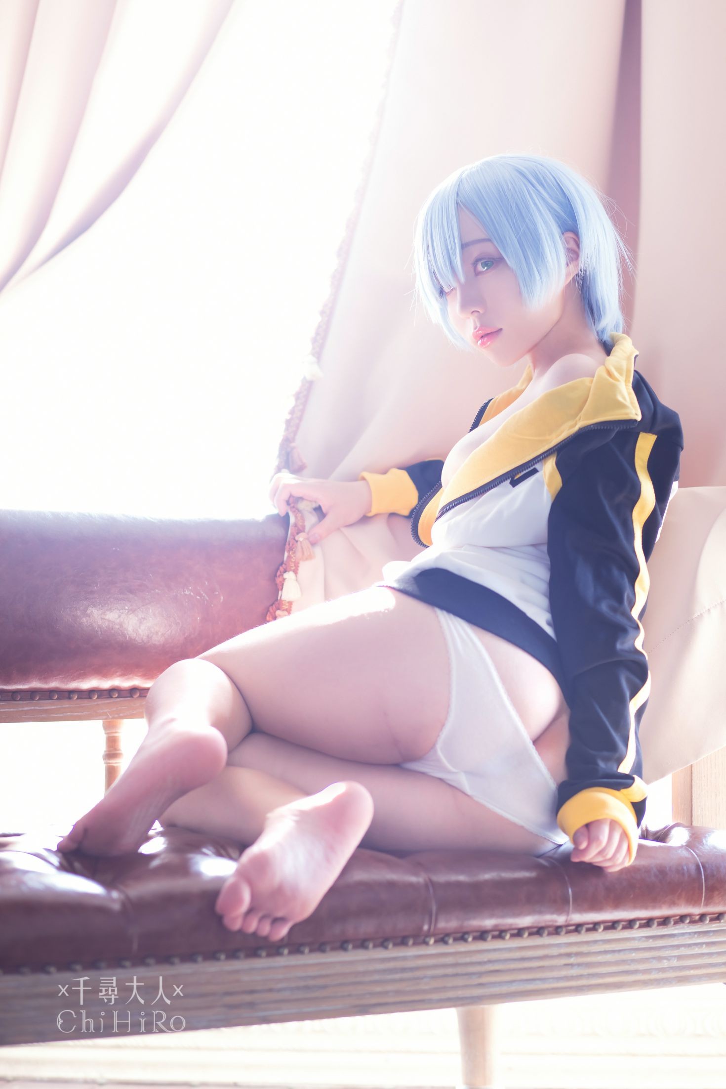 美女动漫博主千寻性感Cosplay写真蕾姆Rem (66)