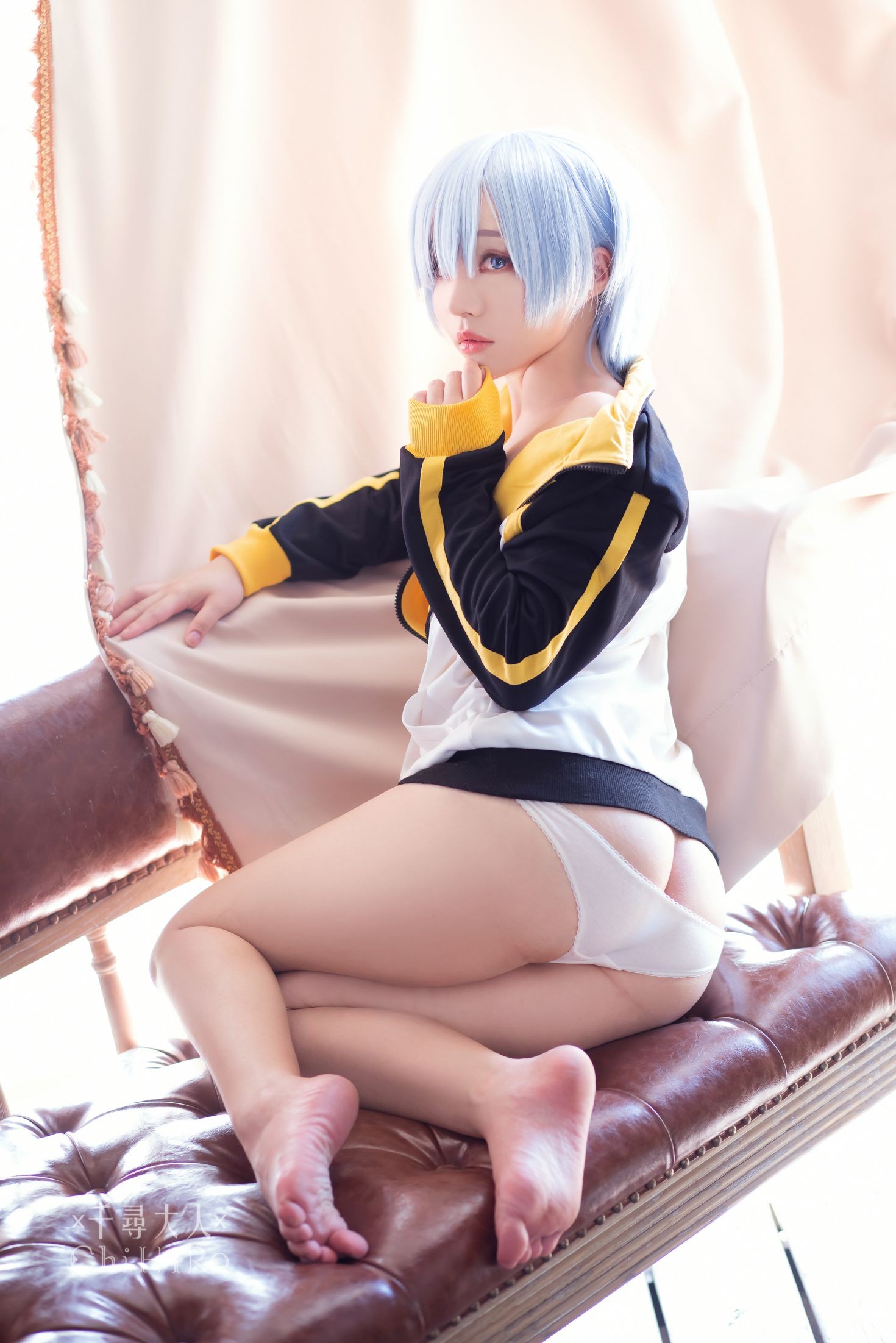 美女动漫博主千寻性感Cosplay写真蕾姆Rem (64)