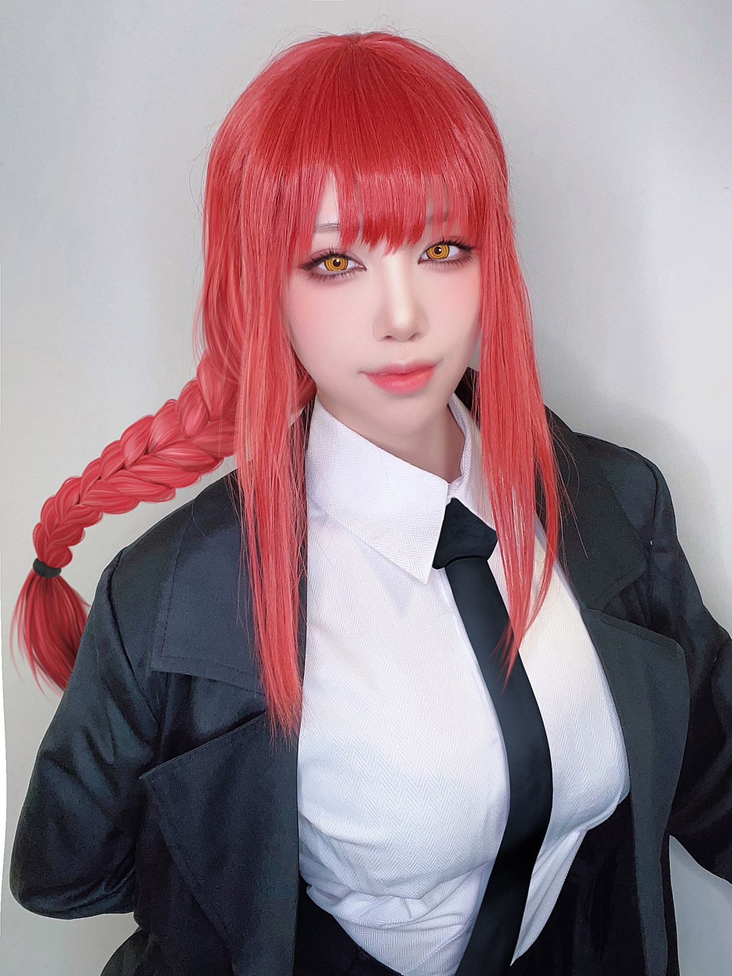 美女动漫博主水淼aqua性感Cosplay写真玛奇玛自拍 (2)